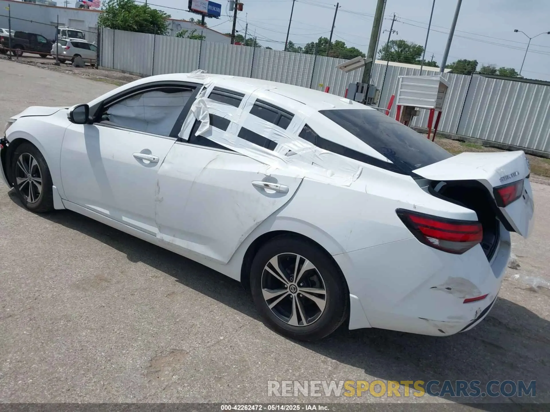 3 Photograph of a damaged car 3N1AB8CV6LY268360 NISSAN SENTRA 2020