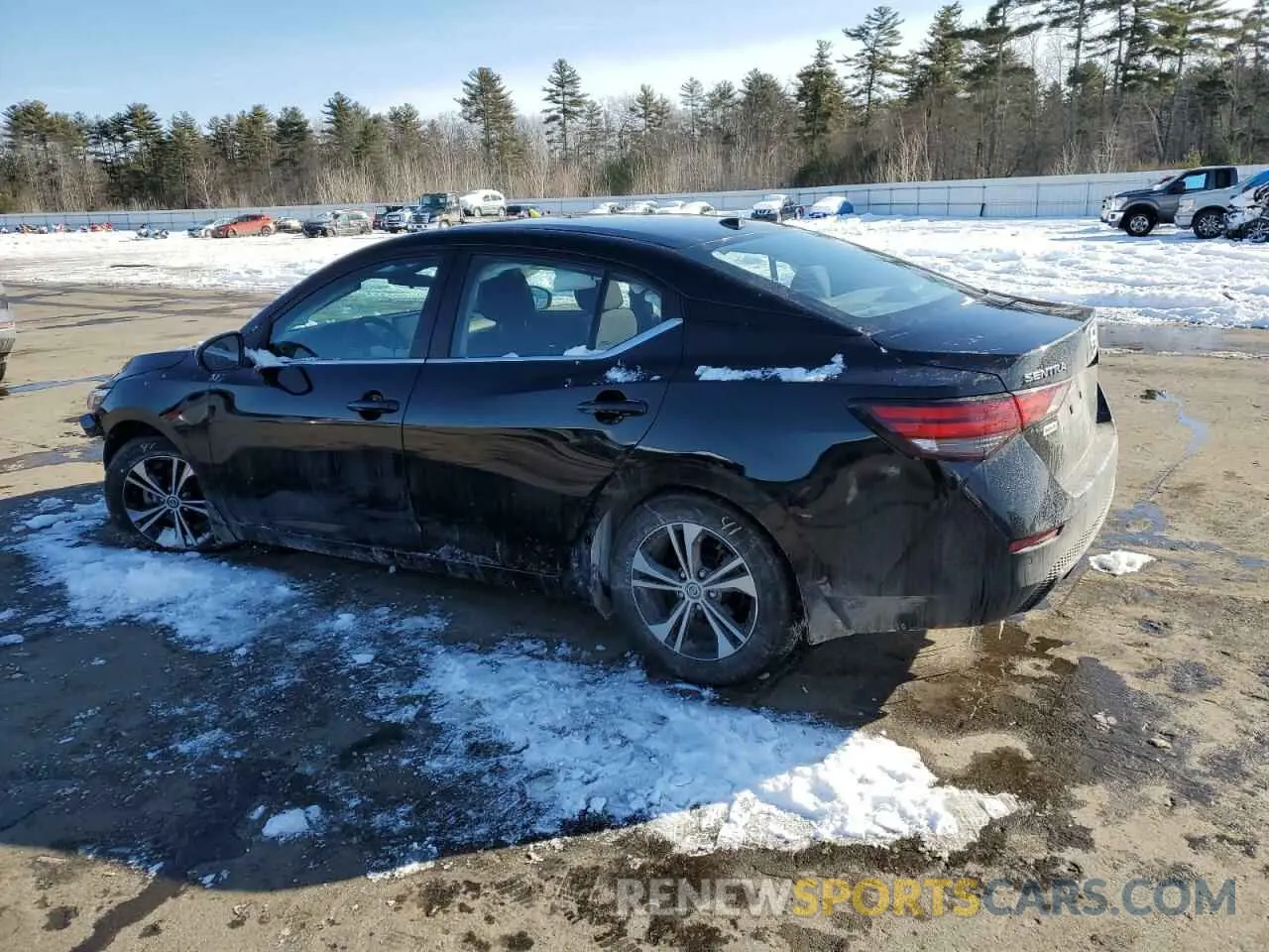 2 Photograph of a damaged car 3N1AB8CV6LY268472 NISSAN SENTRA 2020