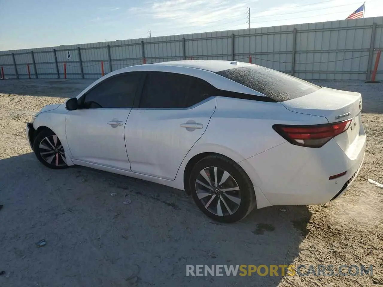 2 Photograph of a damaged car 3N1AB8CV6LY272358 NISSAN SENTRA 2020