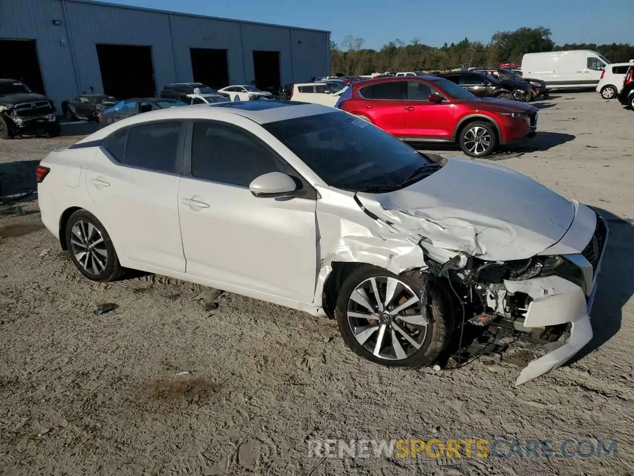 4 Photograph of a damaged car 3N1AB8CV6LY272358 NISSAN SENTRA 2020