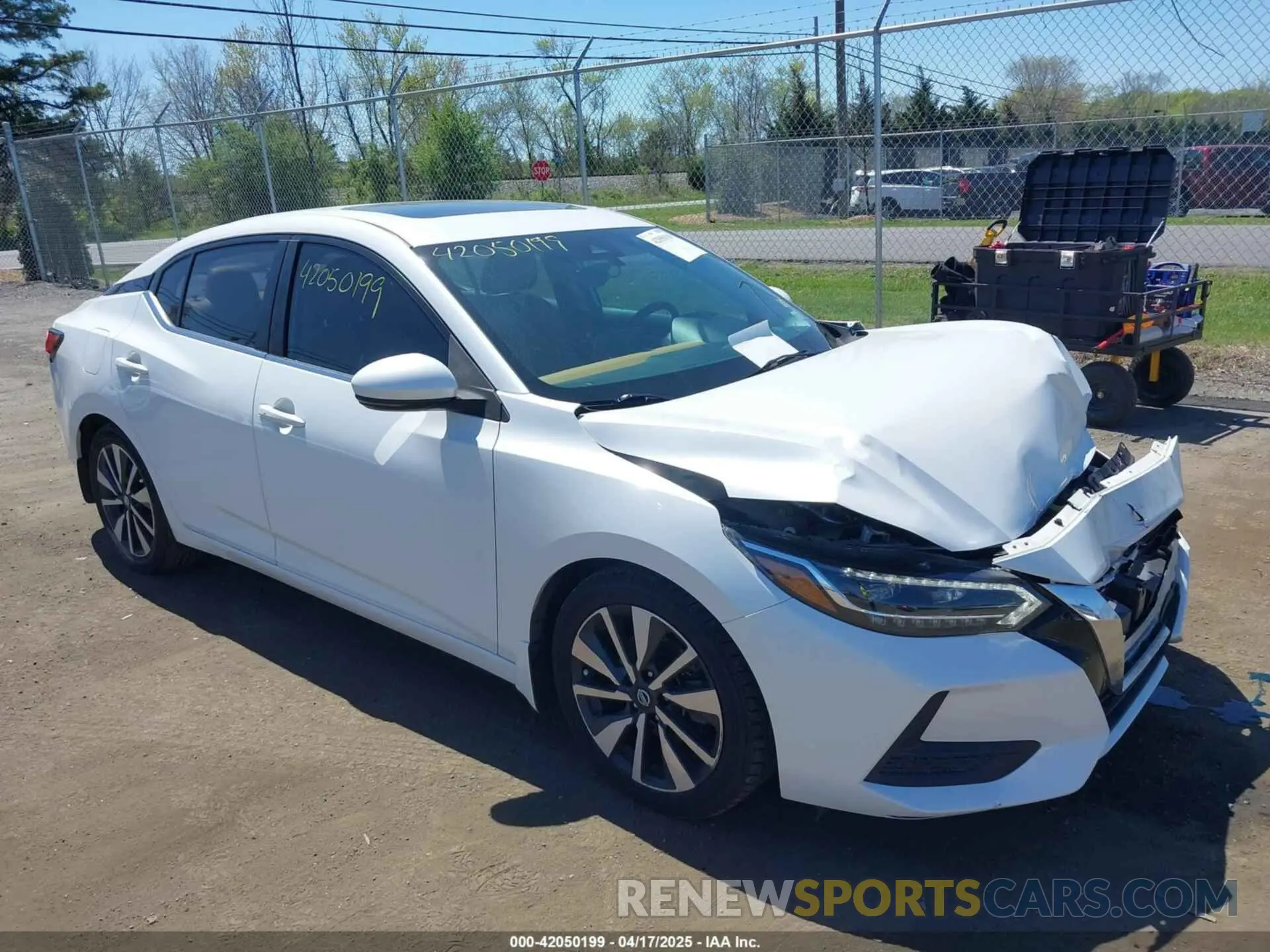1 Photograph of a damaged car 3N1AB8CV6LY291623 NISSAN SENTRA 2020