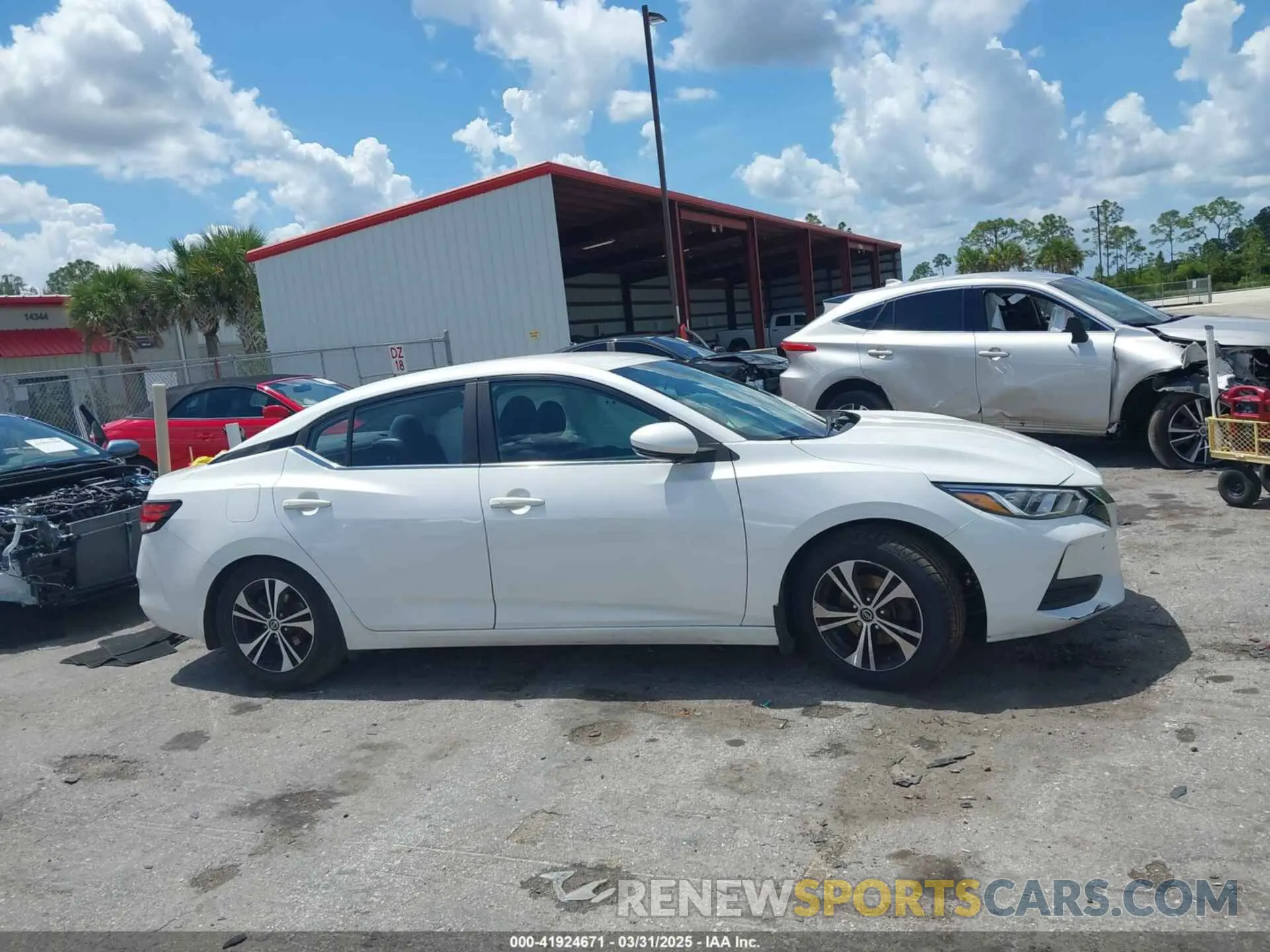 13 Photograph of a damaged car 3N1AB8CV6LY292612 NISSAN SENTRA 2020