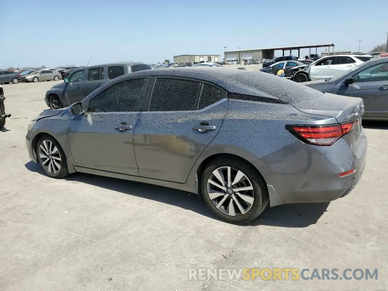 2 Photograph of a damaged car 3N1AB8CV6LY301177 NISSAN SENTRA 2020