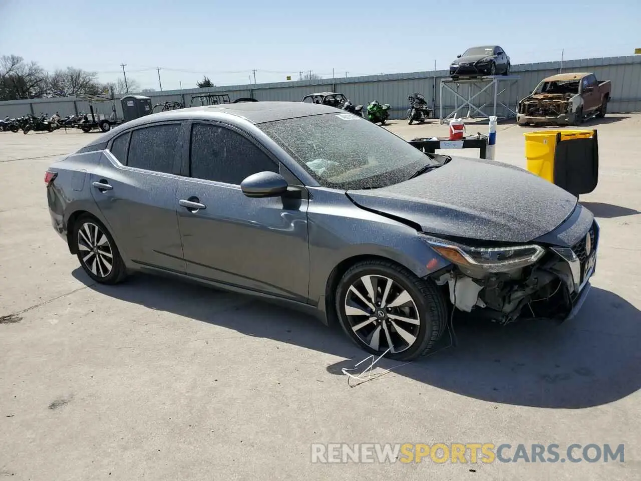 4 Photograph of a damaged car 3N1AB8CV6LY301177 NISSAN SENTRA 2020