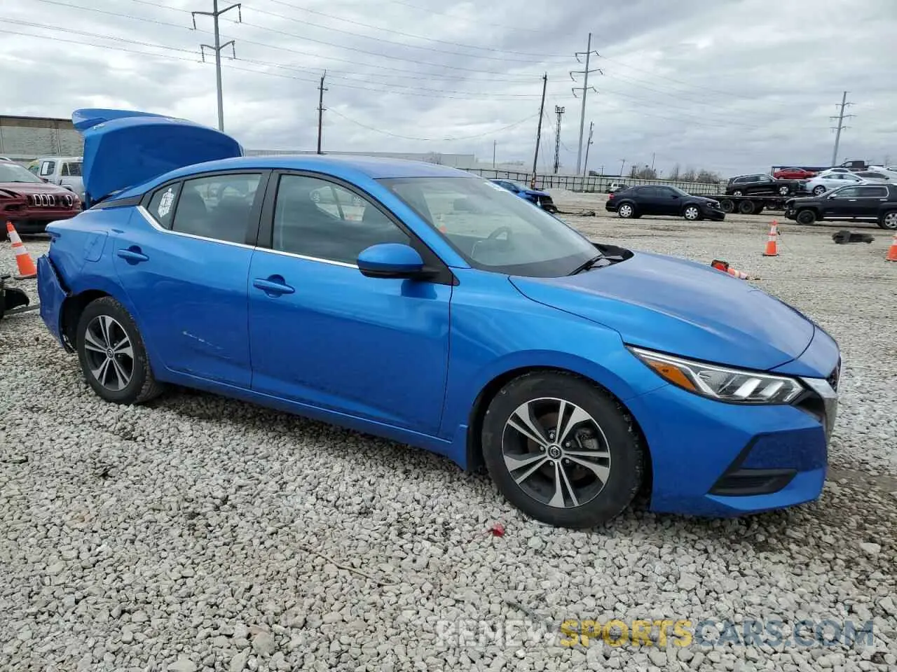 4 Photograph of a damaged car 3N1AB8CV6LY304418 NISSAN SENTRA 2020