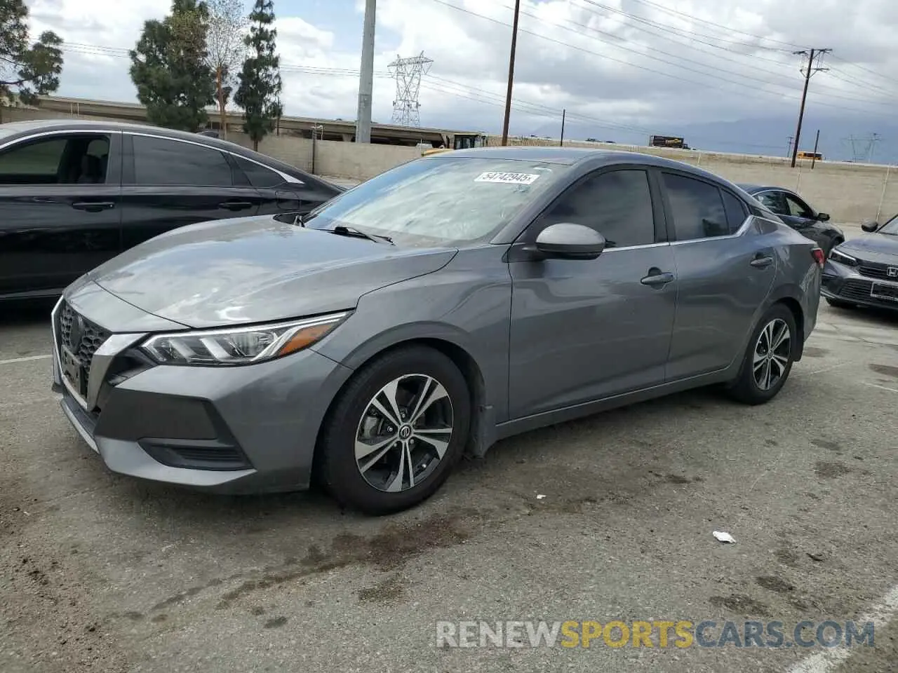 1 Photograph of a damaged car 3N1AB8CV6LY304726 NISSAN SENTRA 2020