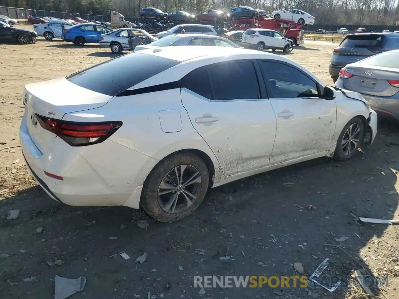 3 Photograph of a damaged car 3N1AB8CV6LY312888 NISSAN SENTRA 2020