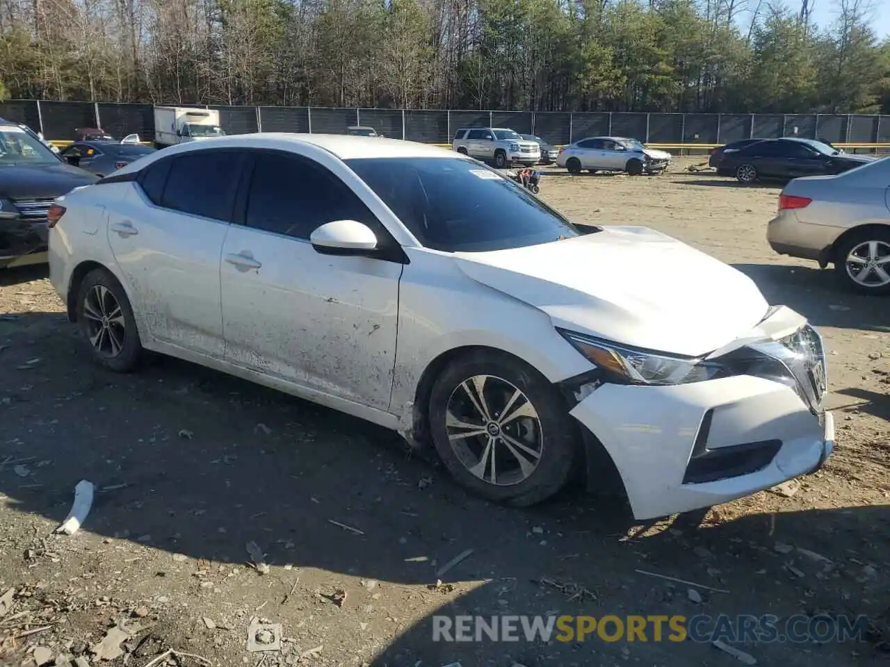 4 Photograph of a damaged car 3N1AB8CV6LY312888 NISSAN SENTRA 2020