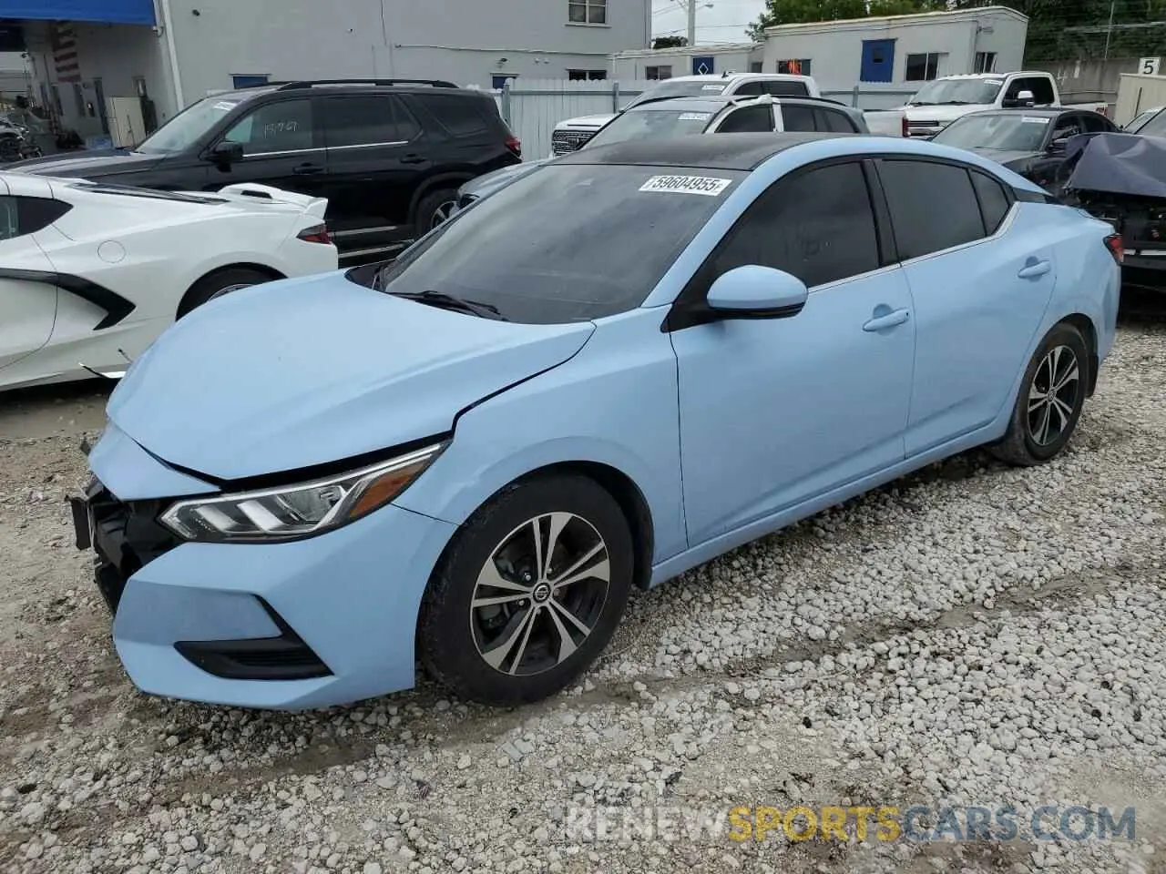 1 Photograph of a damaged car 3N1AB8CV7LY222620 NISSAN SENTRA 2020
