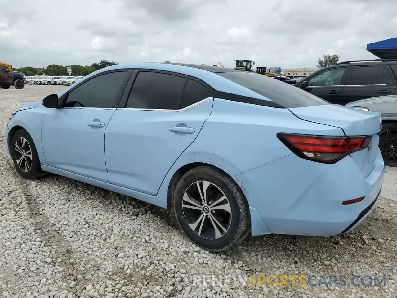 2 Photograph of a damaged car 3N1AB8CV7LY222620 NISSAN SENTRA 2020