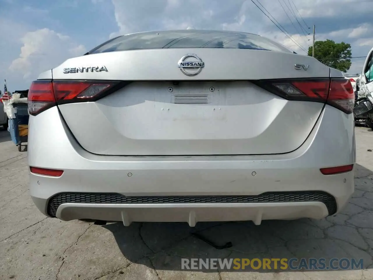 6 Photograph of a damaged car 3N1AB8CV7LY223699 NISSAN SENTRA 2020