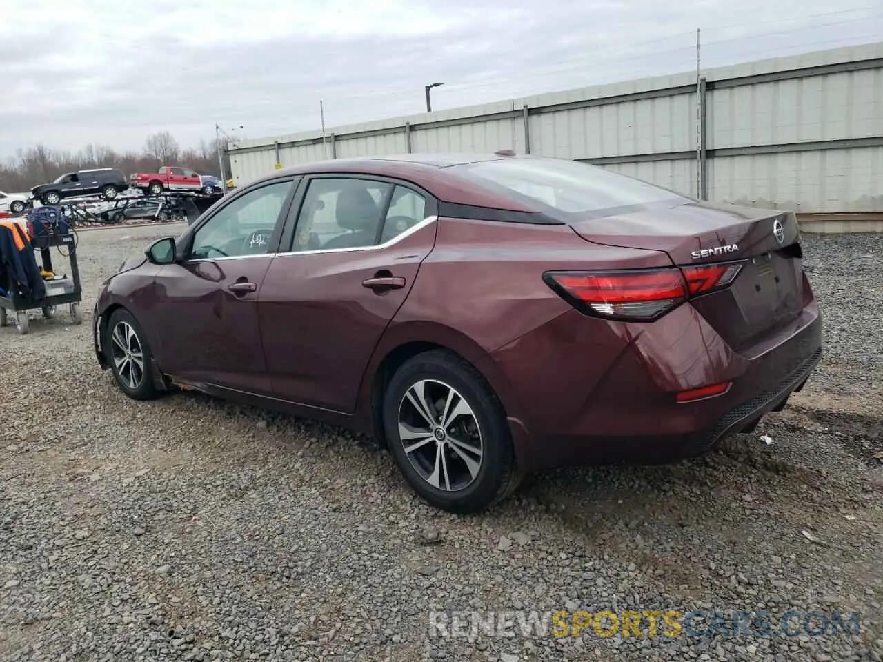 2 Photograph of a damaged car 3N1AB8CV7LY226571 NISSAN SENTRA 2020