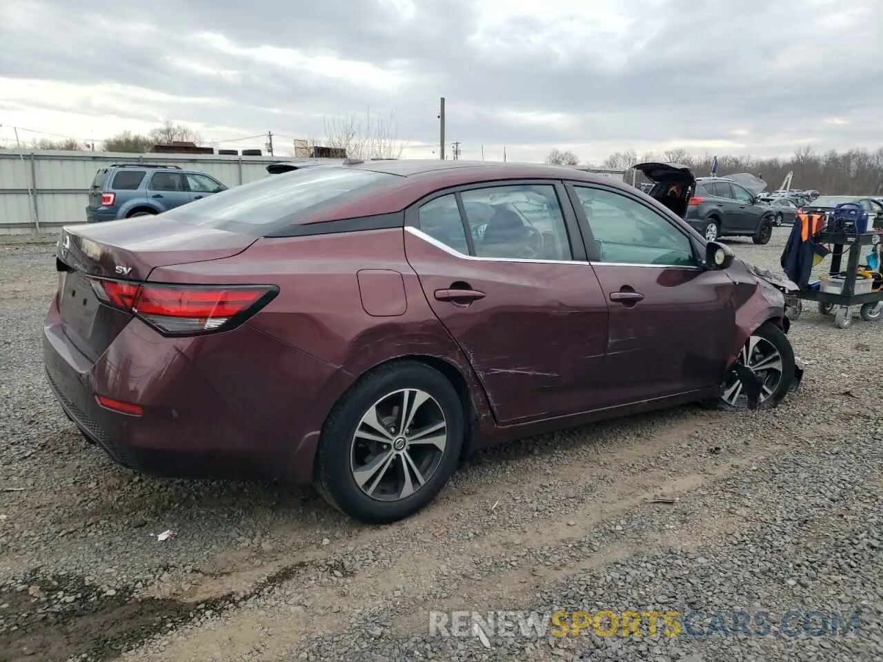 3 Photograph of a damaged car 3N1AB8CV7LY226571 NISSAN SENTRA 2020