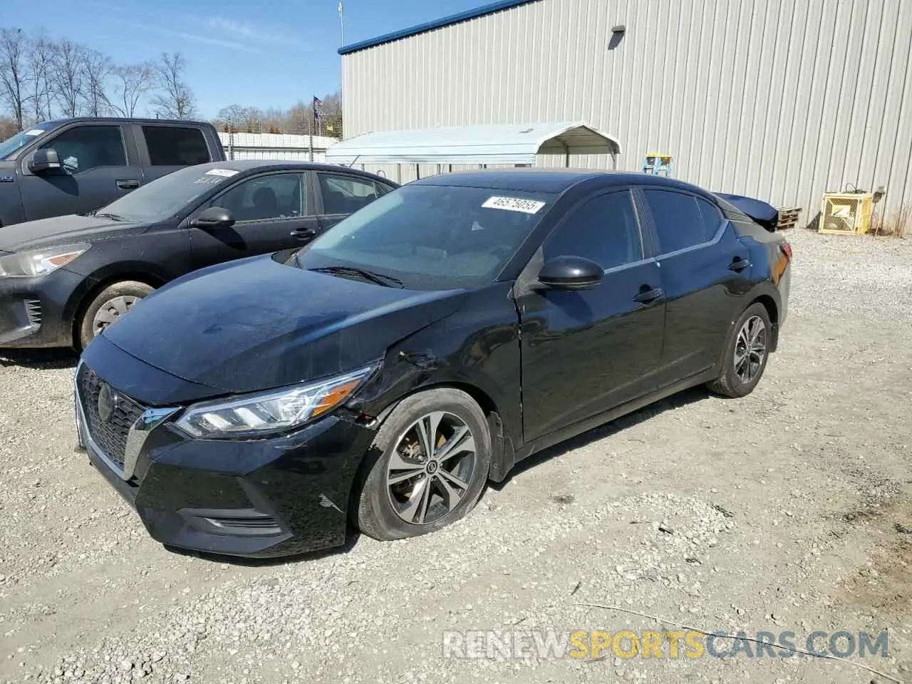 1 Photograph of a damaged car 3N1AB8CV7LY231382 NISSAN SENTRA 2020