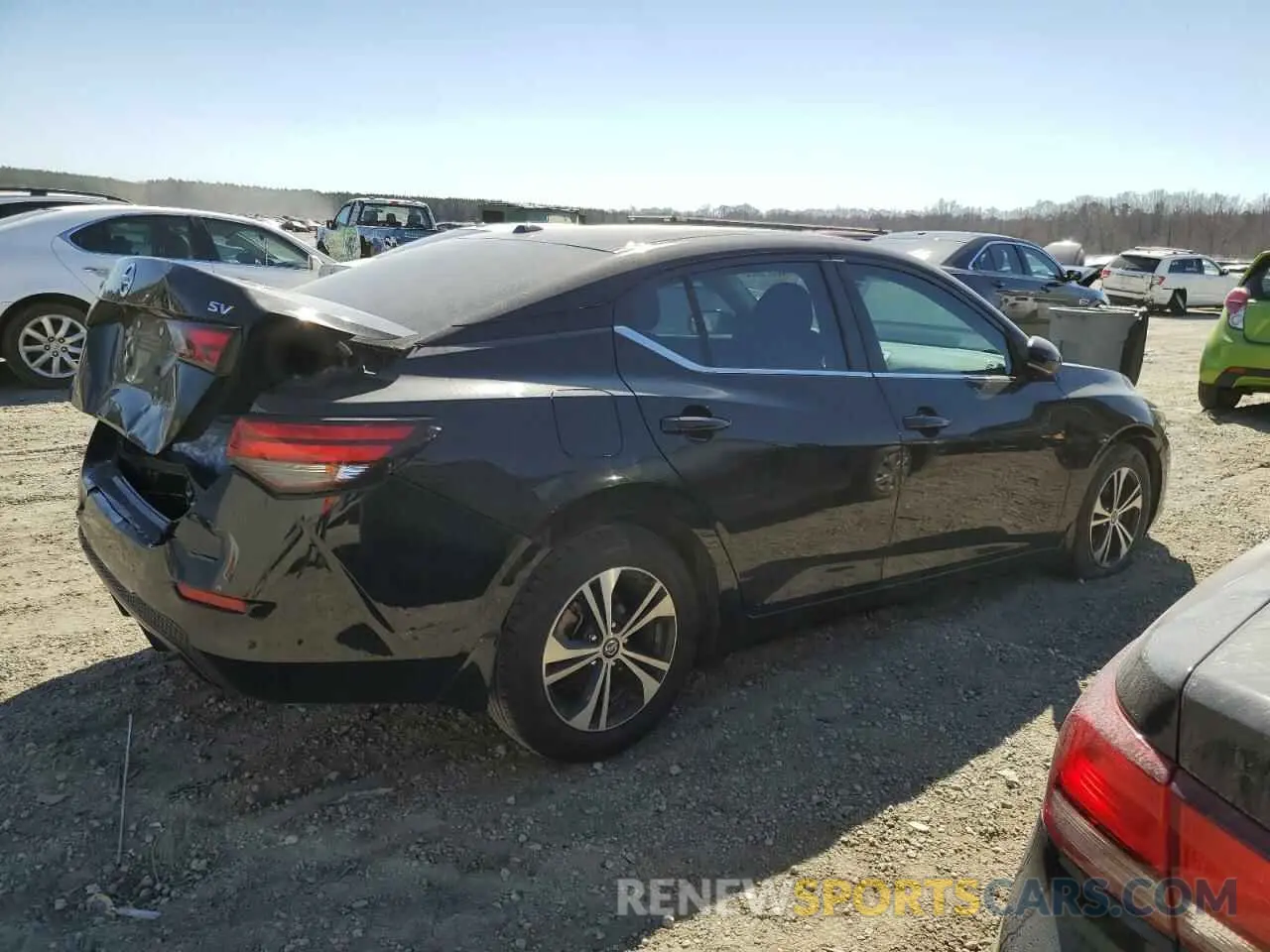 3 Photograph of a damaged car 3N1AB8CV7LY231382 NISSAN SENTRA 2020