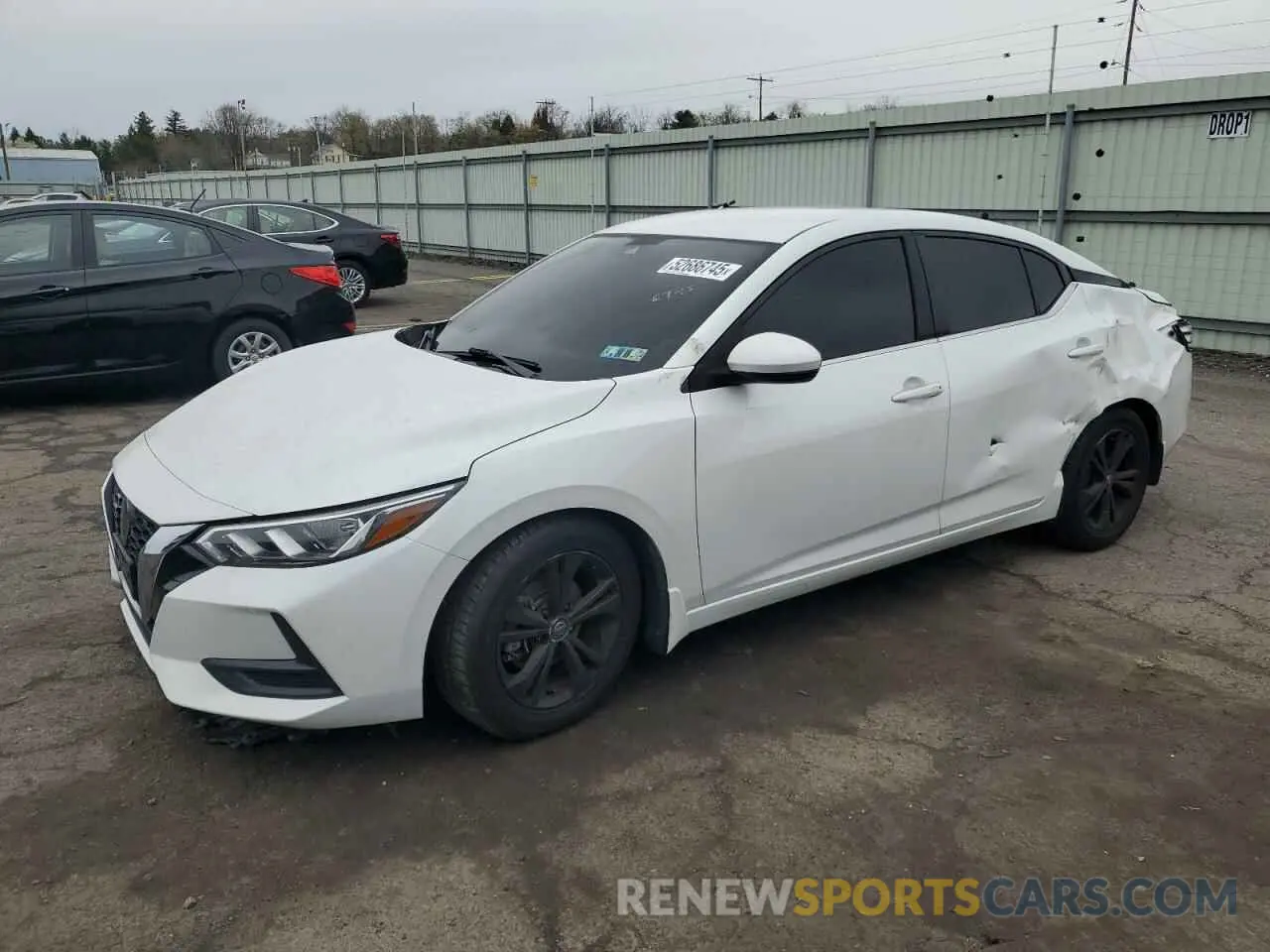 1 Photograph of a damaged car 3N1AB8CV7LY244150 NISSAN SENTRA 2020