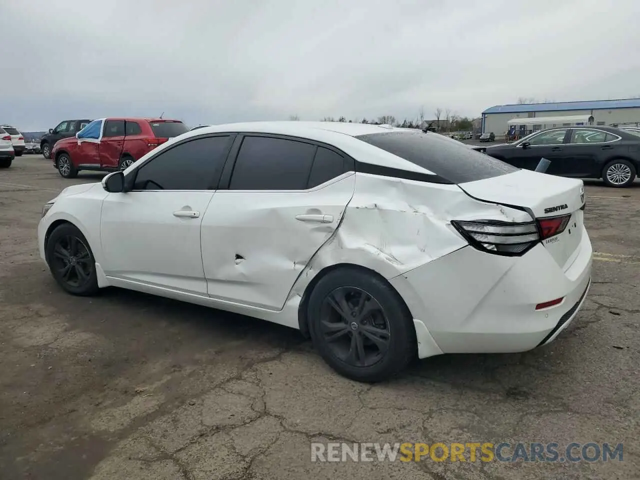 2 Photograph of a damaged car 3N1AB8CV7LY244150 NISSAN SENTRA 2020