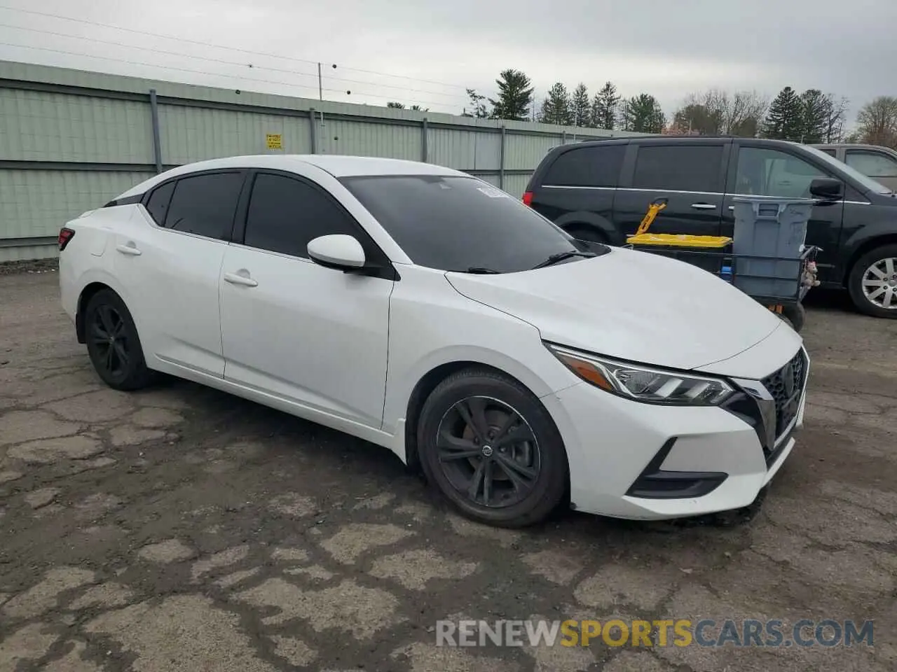 4 Photograph of a damaged car 3N1AB8CV7LY244150 NISSAN SENTRA 2020