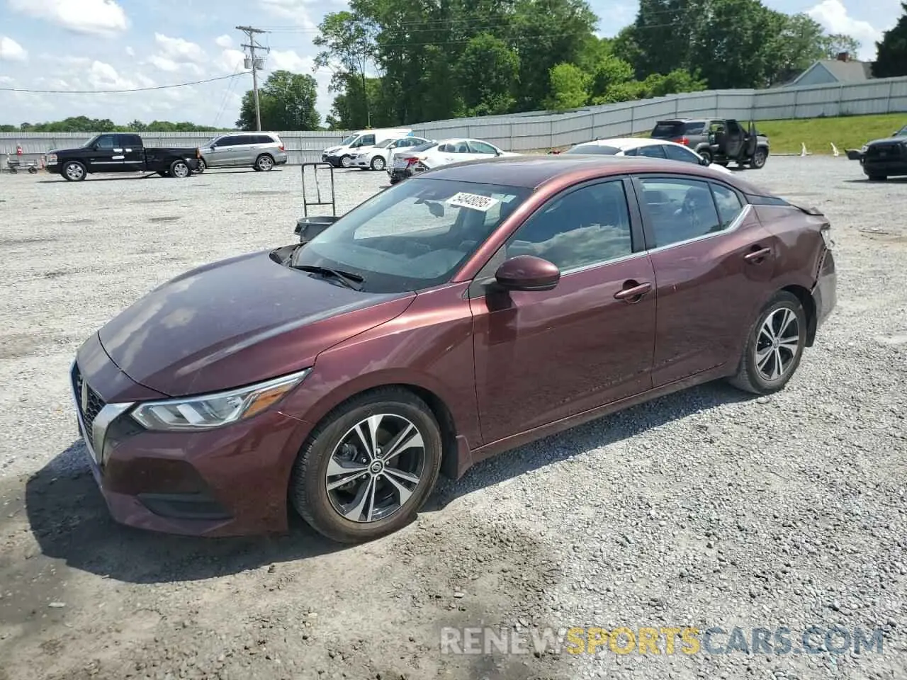 1 Photograph of a damaged car 3N1AB8CV7LY256458 NISSAN SENTRA 2020