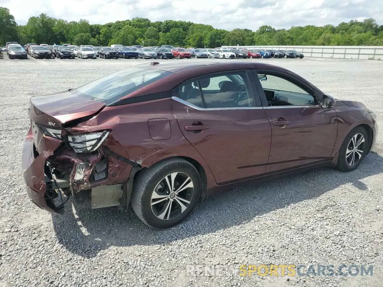 3 Photograph of a damaged car 3N1AB8CV7LY256458 NISSAN SENTRA 2020