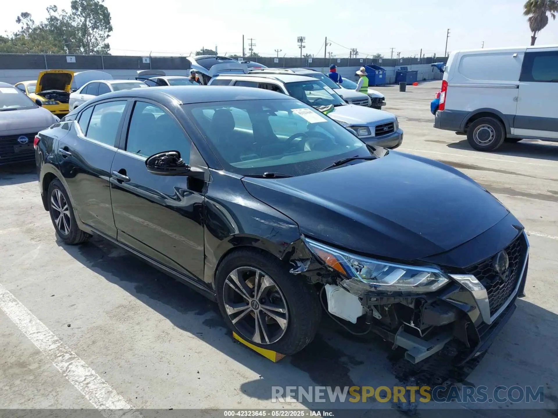 1 Photograph of a damaged car 3N1AB8CV7LY270036 NISSAN SENTRA 2020