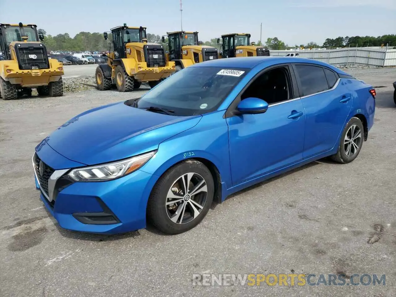 1 Photograph of a damaged car 3N1AB8CV7LY275110 NISSAN SENTRA 2020