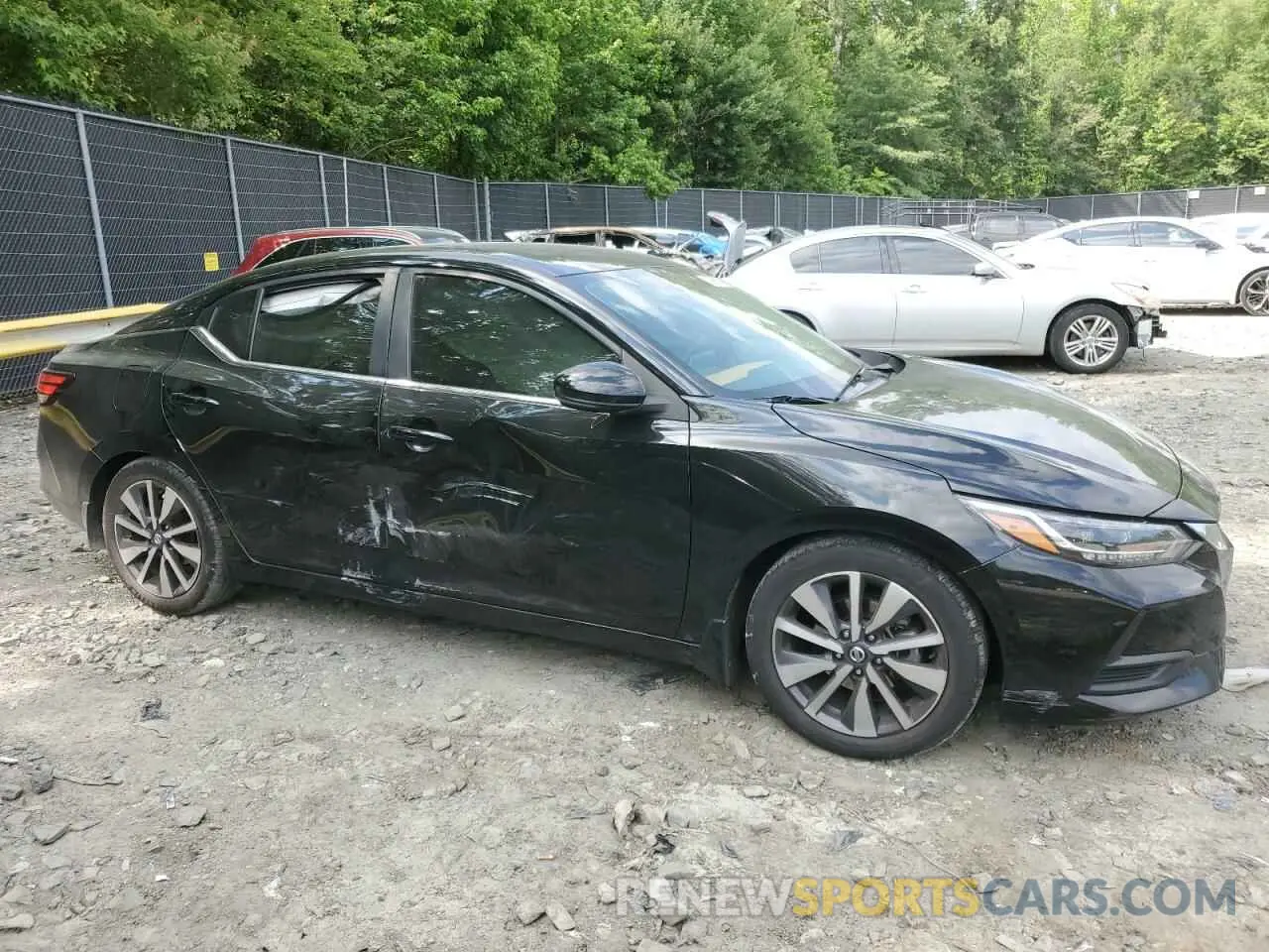 4 Photograph of a damaged car 3N1AB8CV7LY285135 NISSAN SENTRA 2020