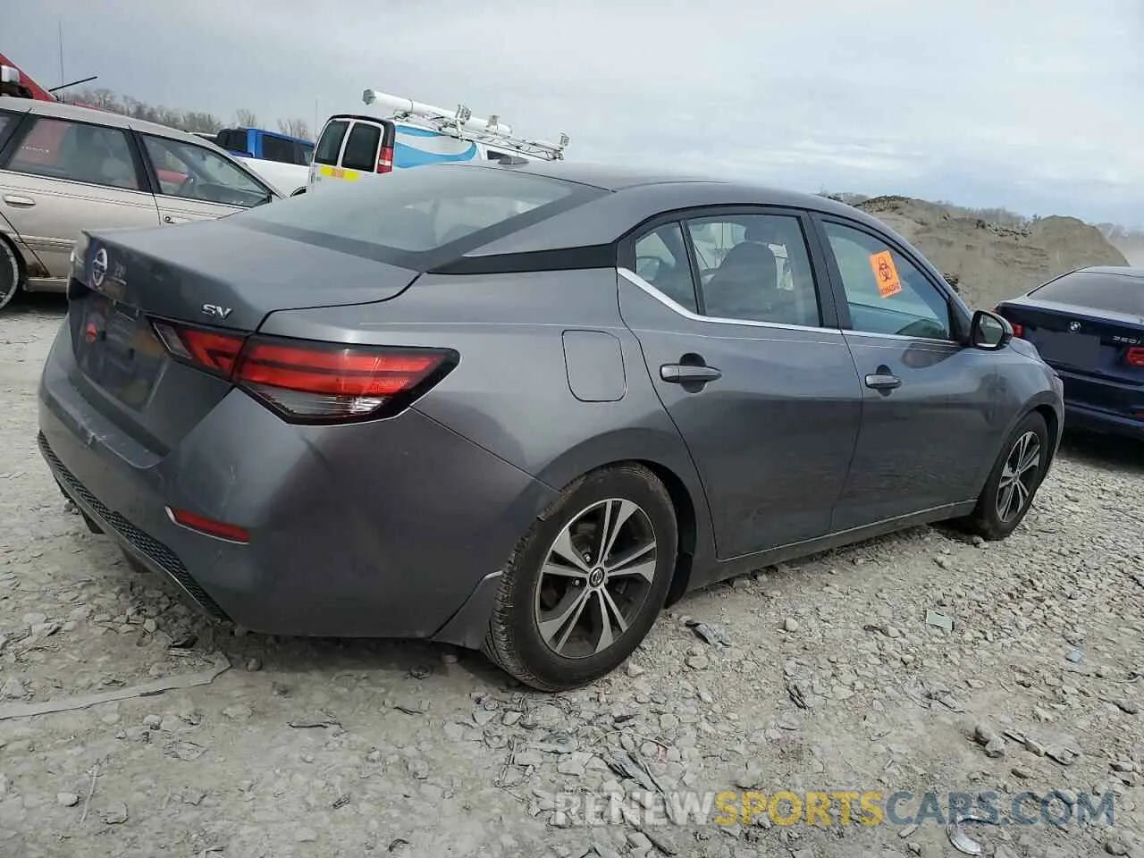 3 Photograph of a damaged car 3N1AB8CV7LY285152 NISSAN SENTRA 2020