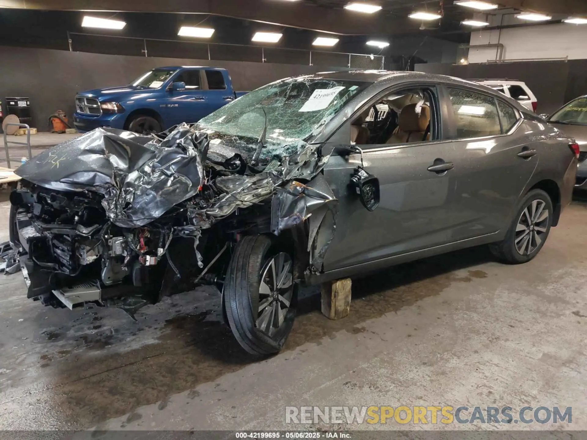 2 Photograph of a damaged car 3N1AB8CV7LY302743 NISSAN SENTRA 2020