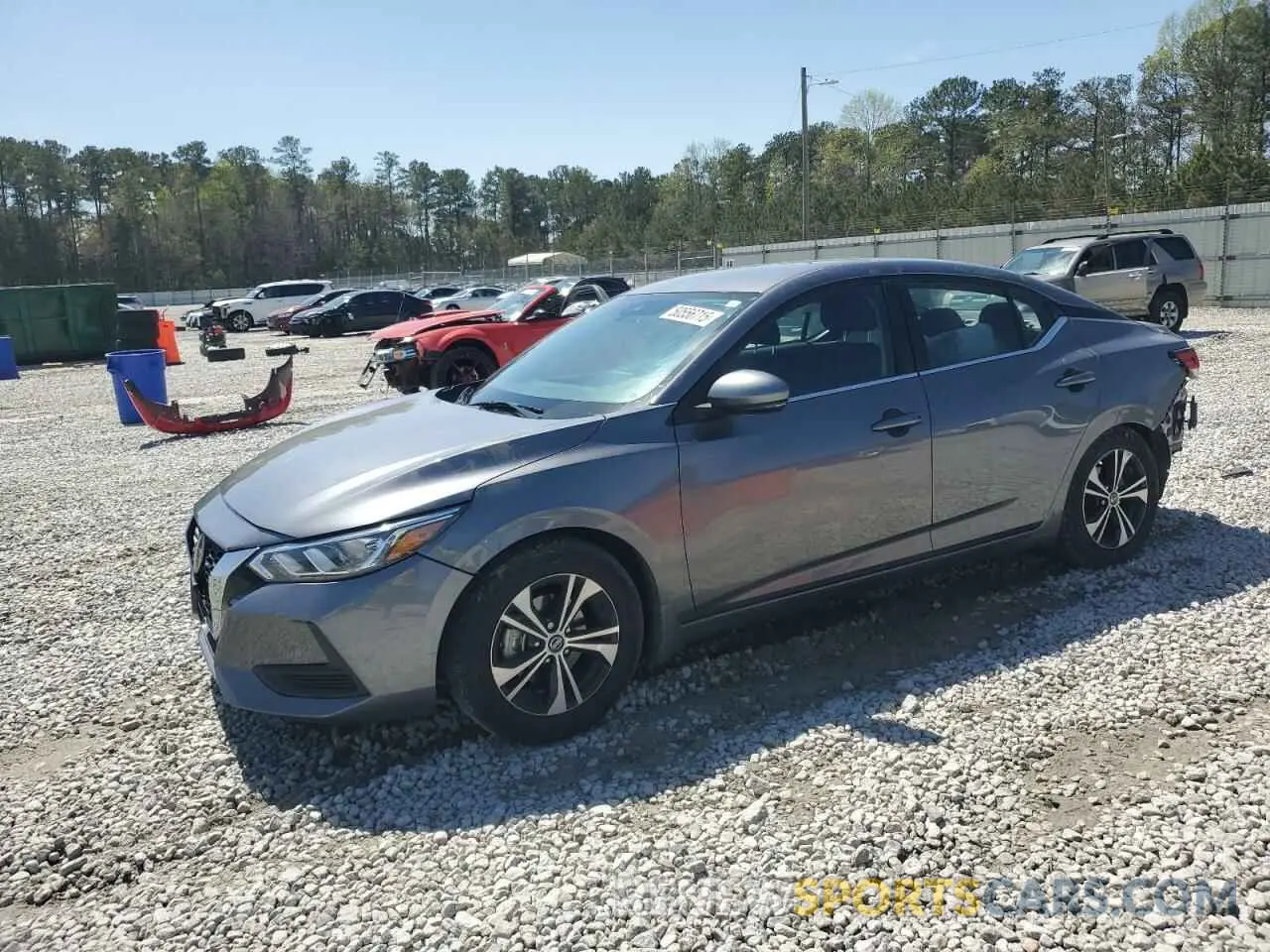 1 Photograph of a damaged car 3N1AB8CV7LY306033 NISSAN SENTRA 2020