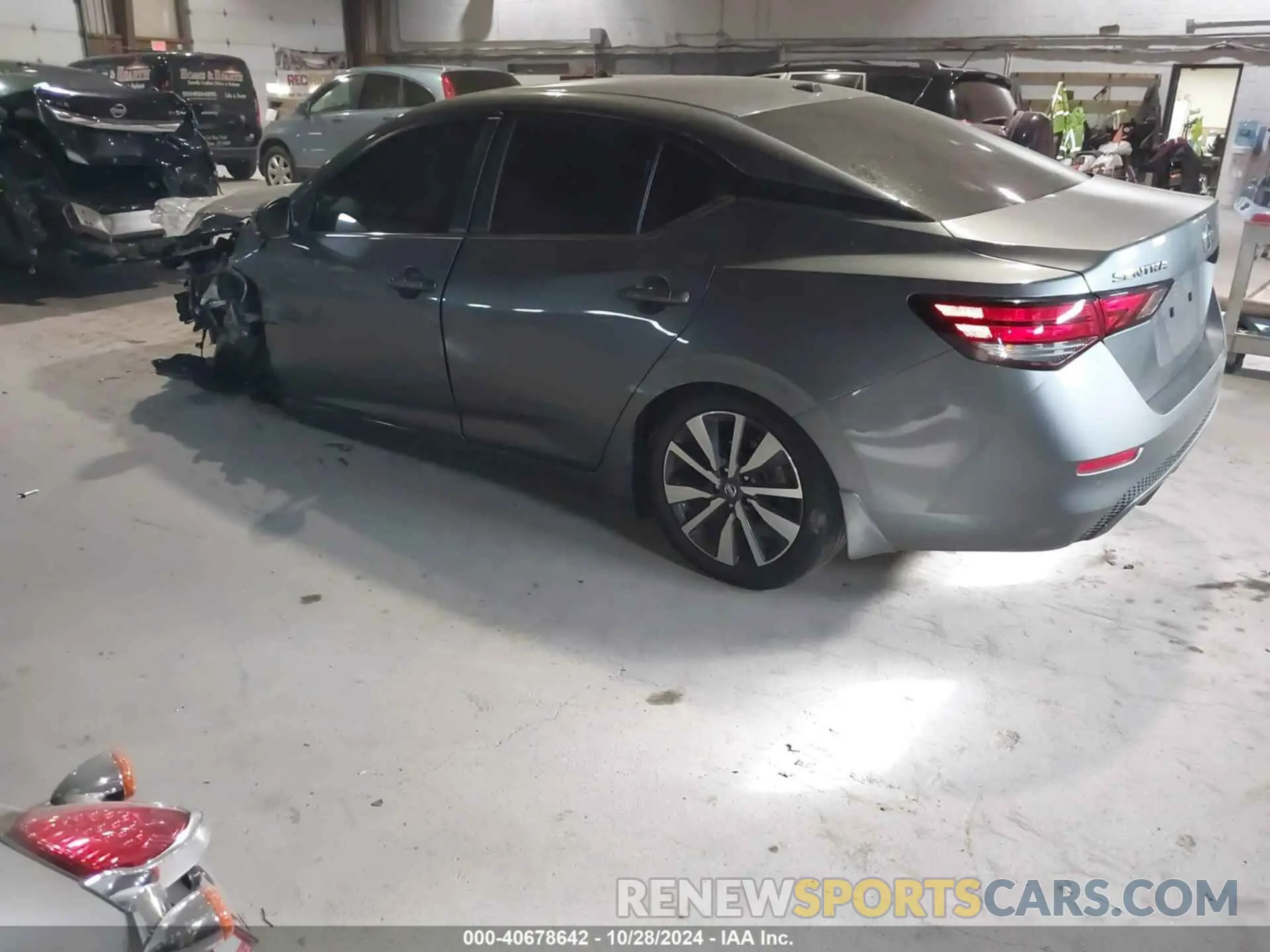 3 Photograph of a damaged car 3N1AB8CV7LY306730 NISSAN SENTRA 2020