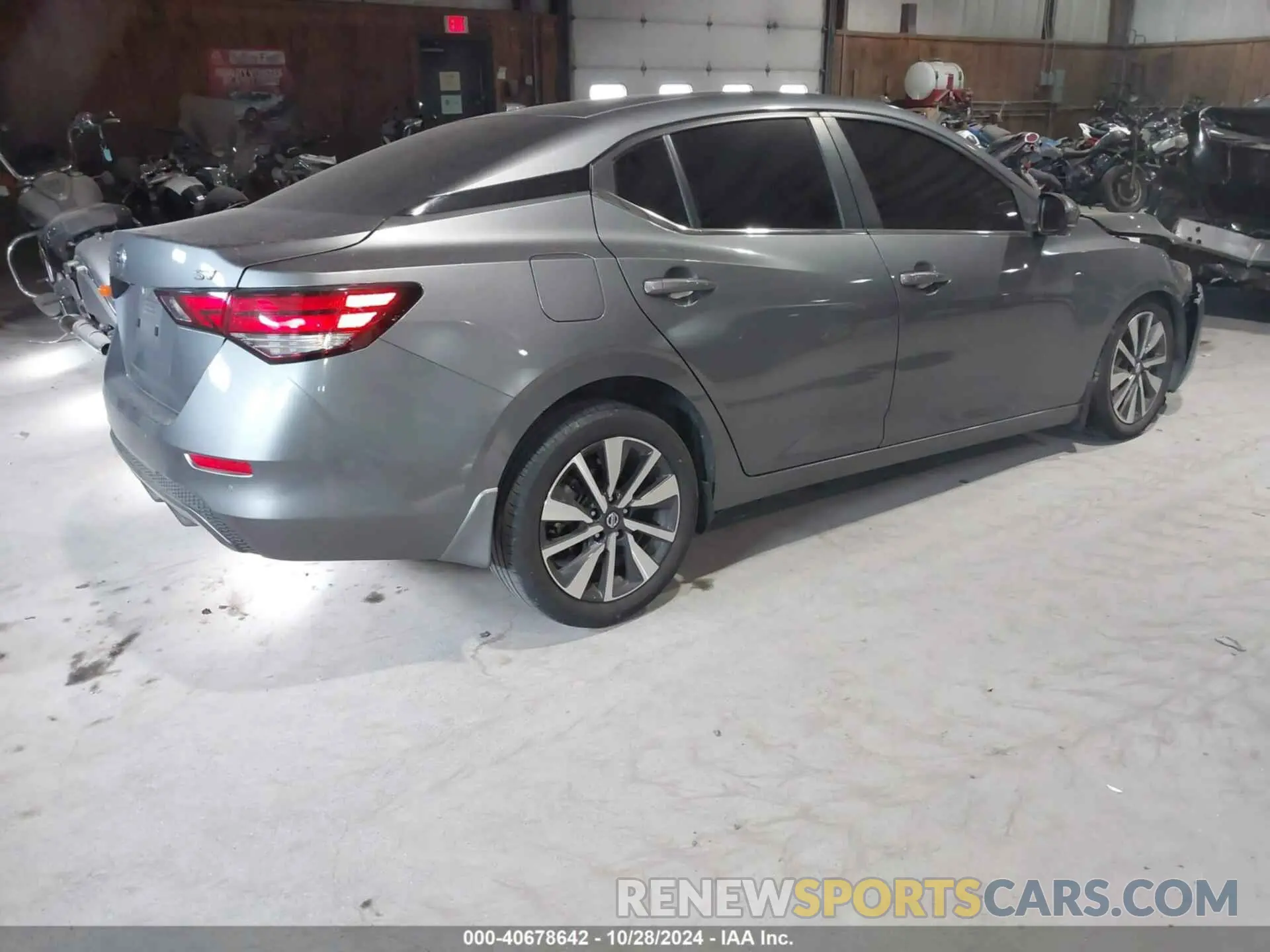 4 Photograph of a damaged car 3N1AB8CV7LY306730 NISSAN SENTRA 2020