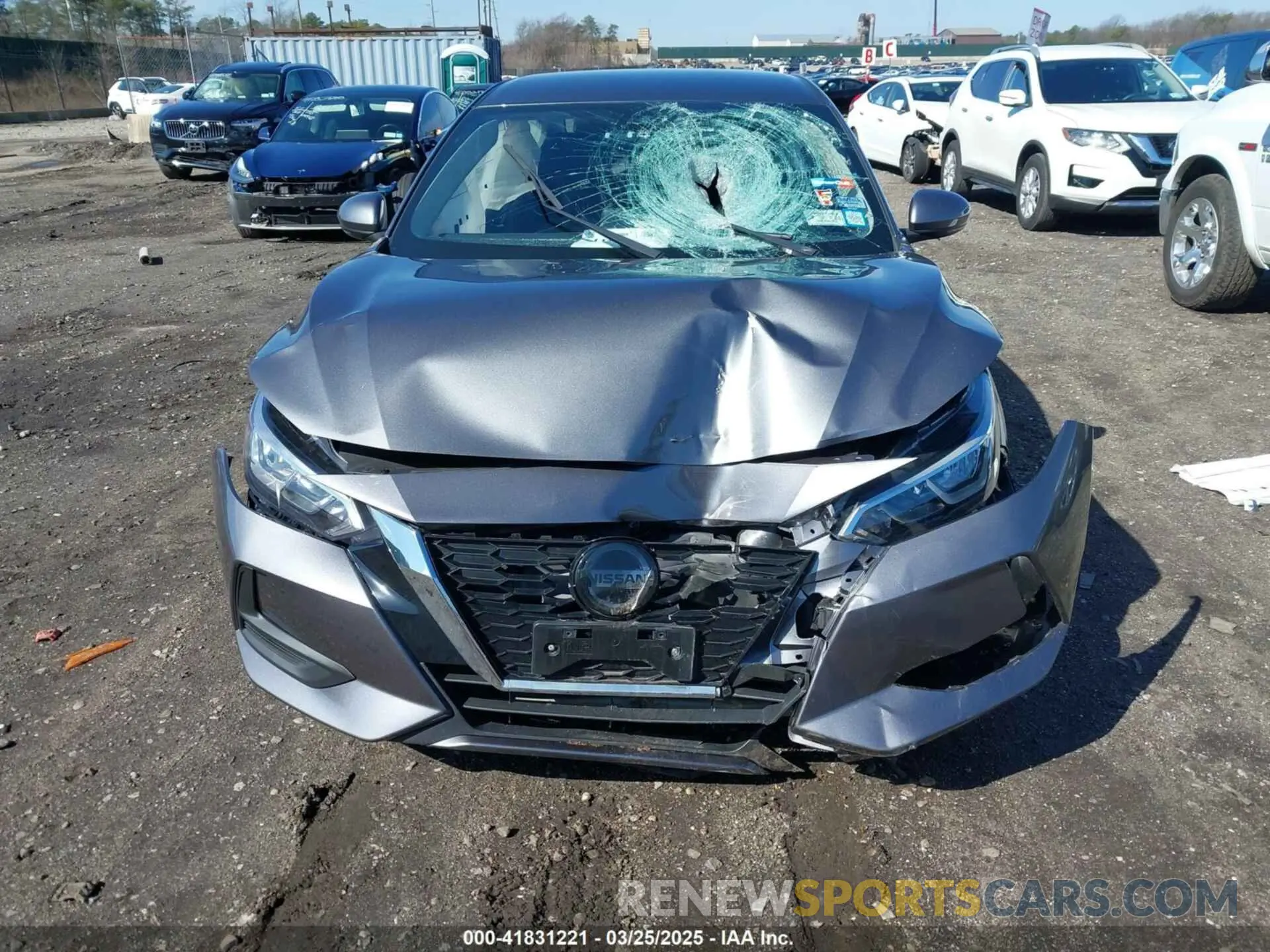 12 Photograph of a damaged car 3N1AB8CV8LY207186 NISSAN SENTRA 2020
