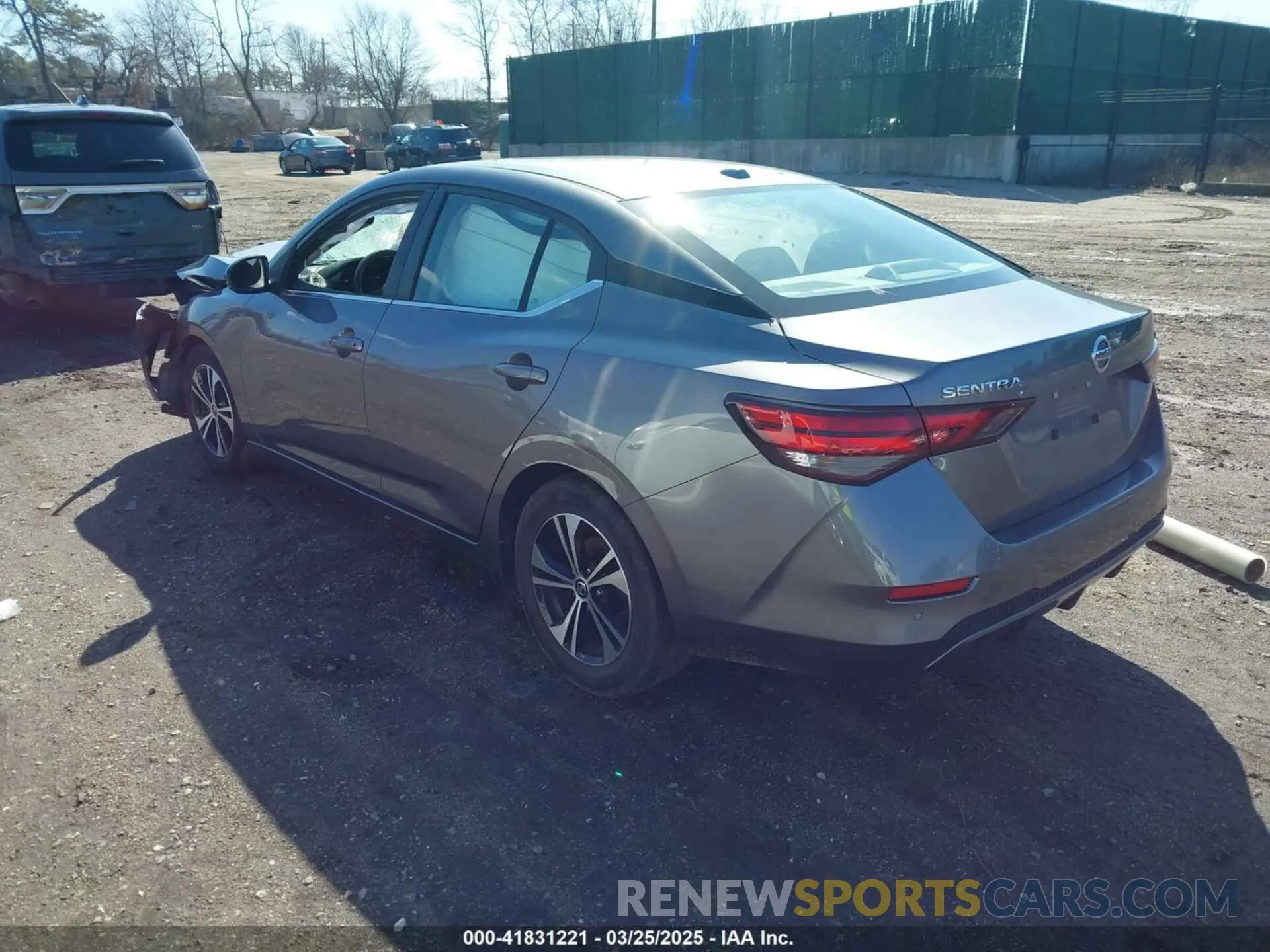 3 Photograph of a damaged car 3N1AB8CV8LY207186 NISSAN SENTRA 2020