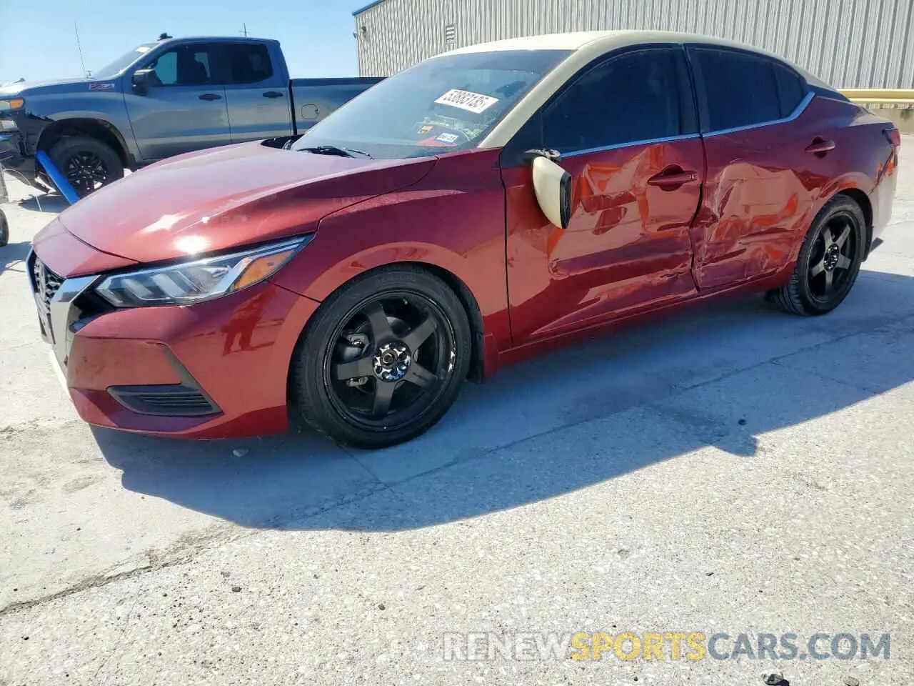 1 Photograph of a damaged car 3N1AB8CV8LY216213 NISSAN SENTRA 2020