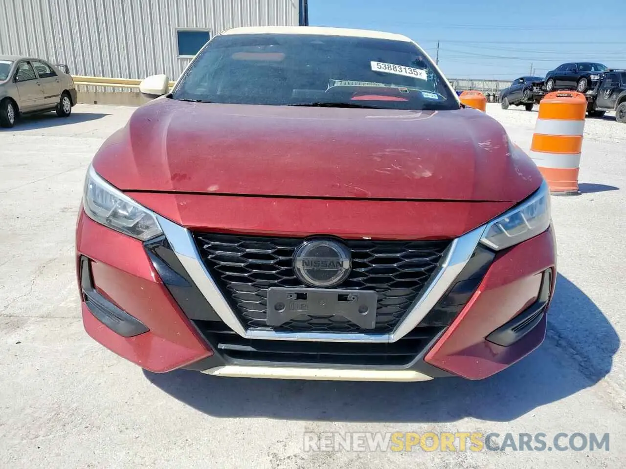 5 Photograph of a damaged car 3N1AB8CV8LY216213 NISSAN SENTRA 2020