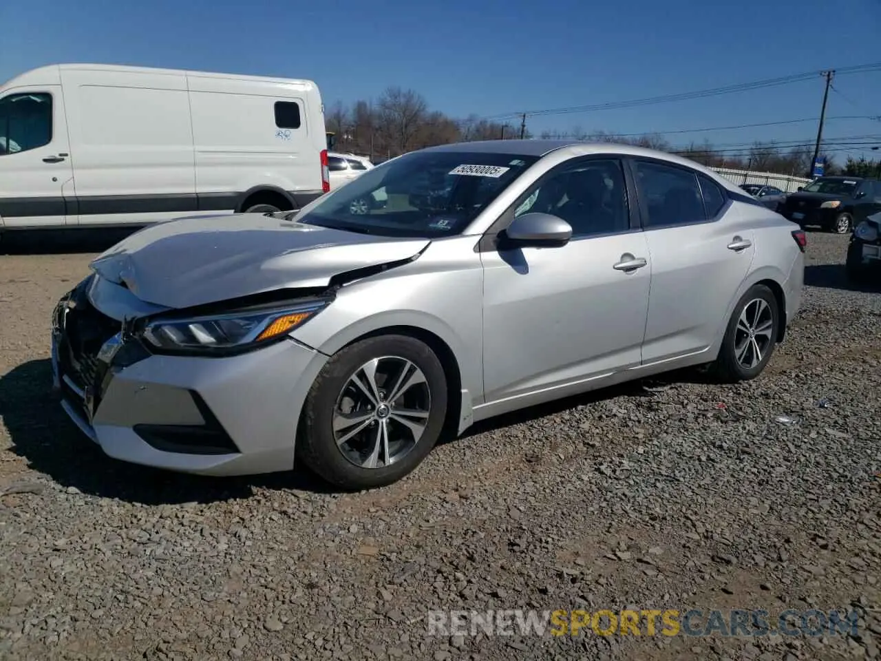 1 Photograph of a damaged car 3N1AB8CV8LY222576 NISSAN SENTRA 2020