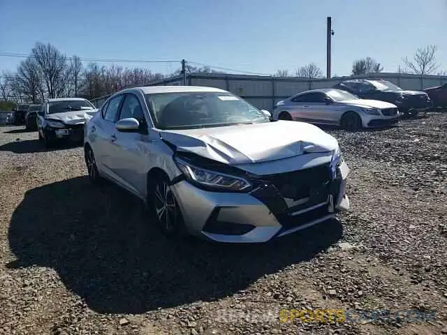 10 Photograph of a damaged car 3N1AB8CV8LY222576 NISSAN SENTRA 2020