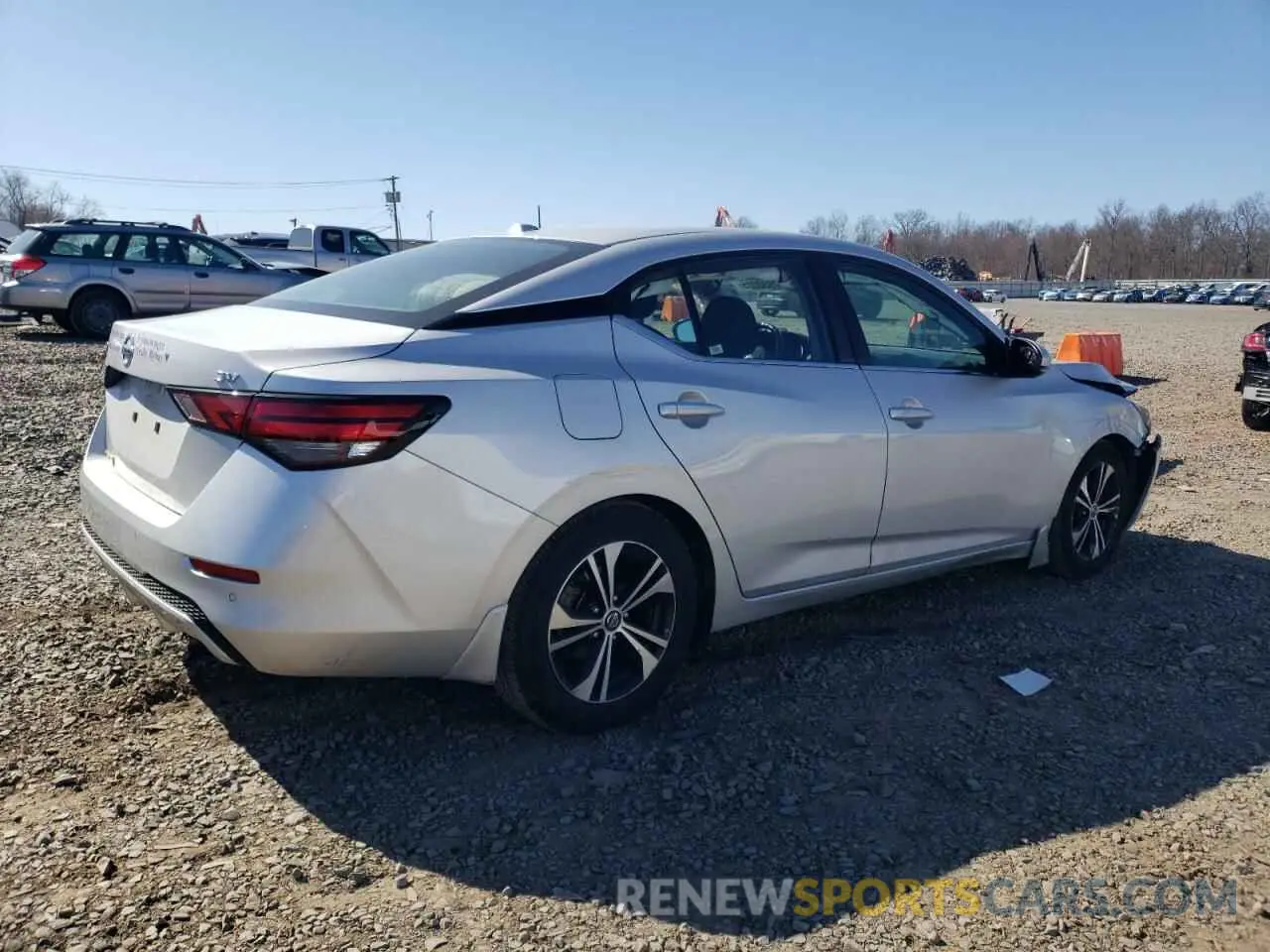 3 Photograph of a damaged car 3N1AB8CV8LY222576 NISSAN SENTRA 2020