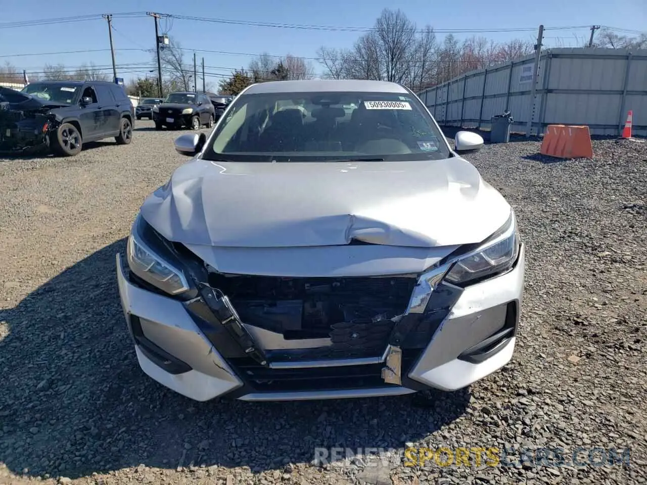 5 Photograph of a damaged car 3N1AB8CV8LY222576 NISSAN SENTRA 2020