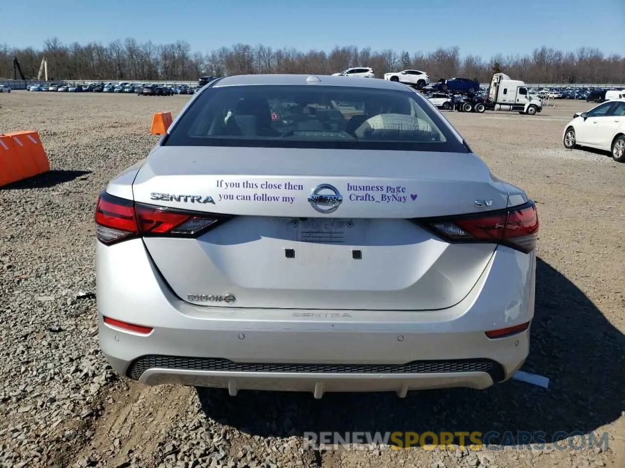 6 Photograph of a damaged car 3N1AB8CV8LY222576 NISSAN SENTRA 2020