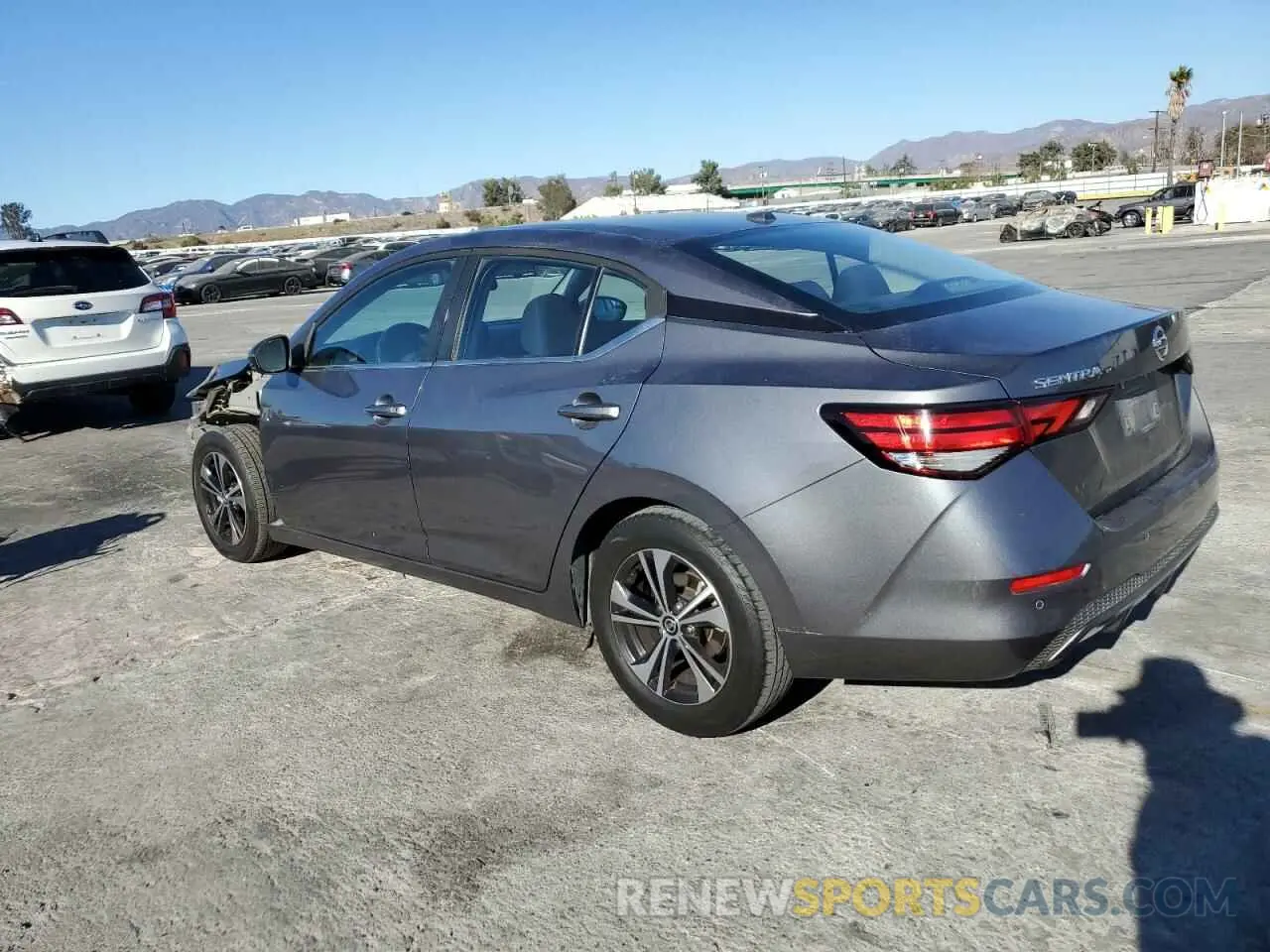 2 Photograph of a damaged car 3N1AB8CV8LY222867 NISSAN SENTRA 2020