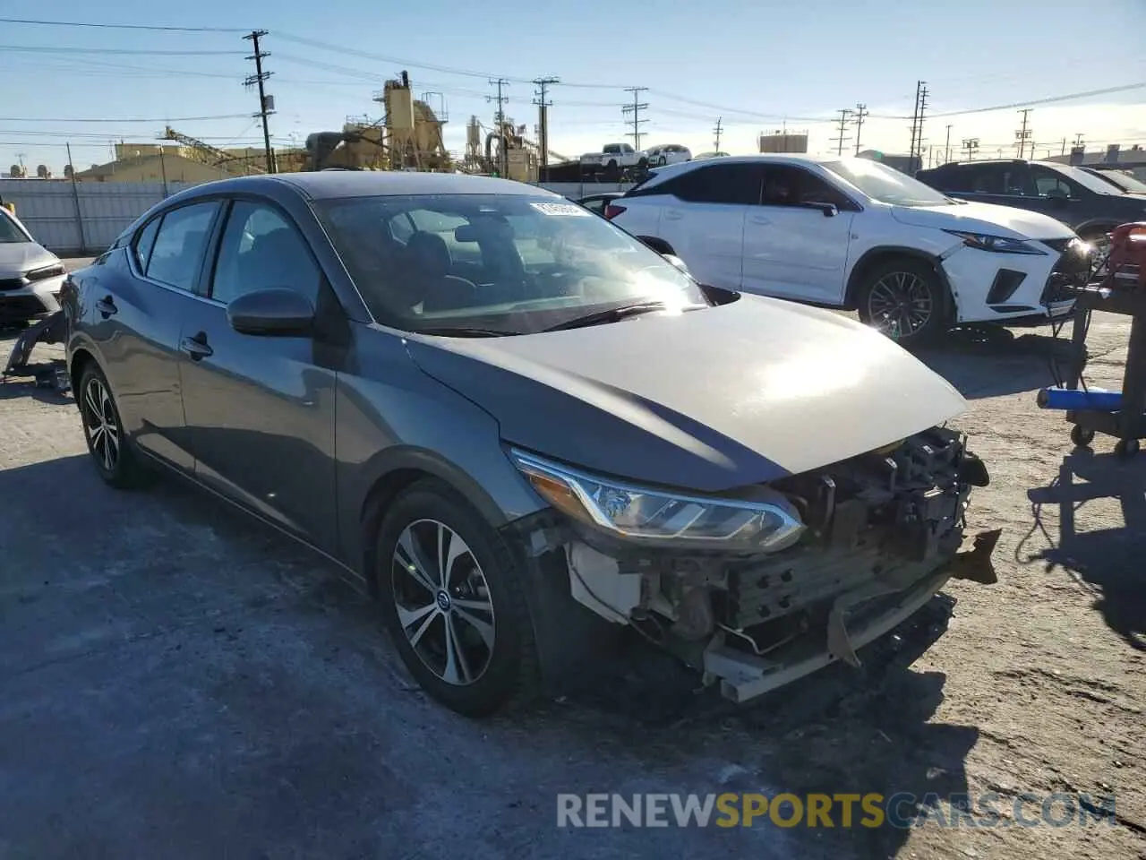 4 Photograph of a damaged car 3N1AB8CV8LY222867 NISSAN SENTRA 2020