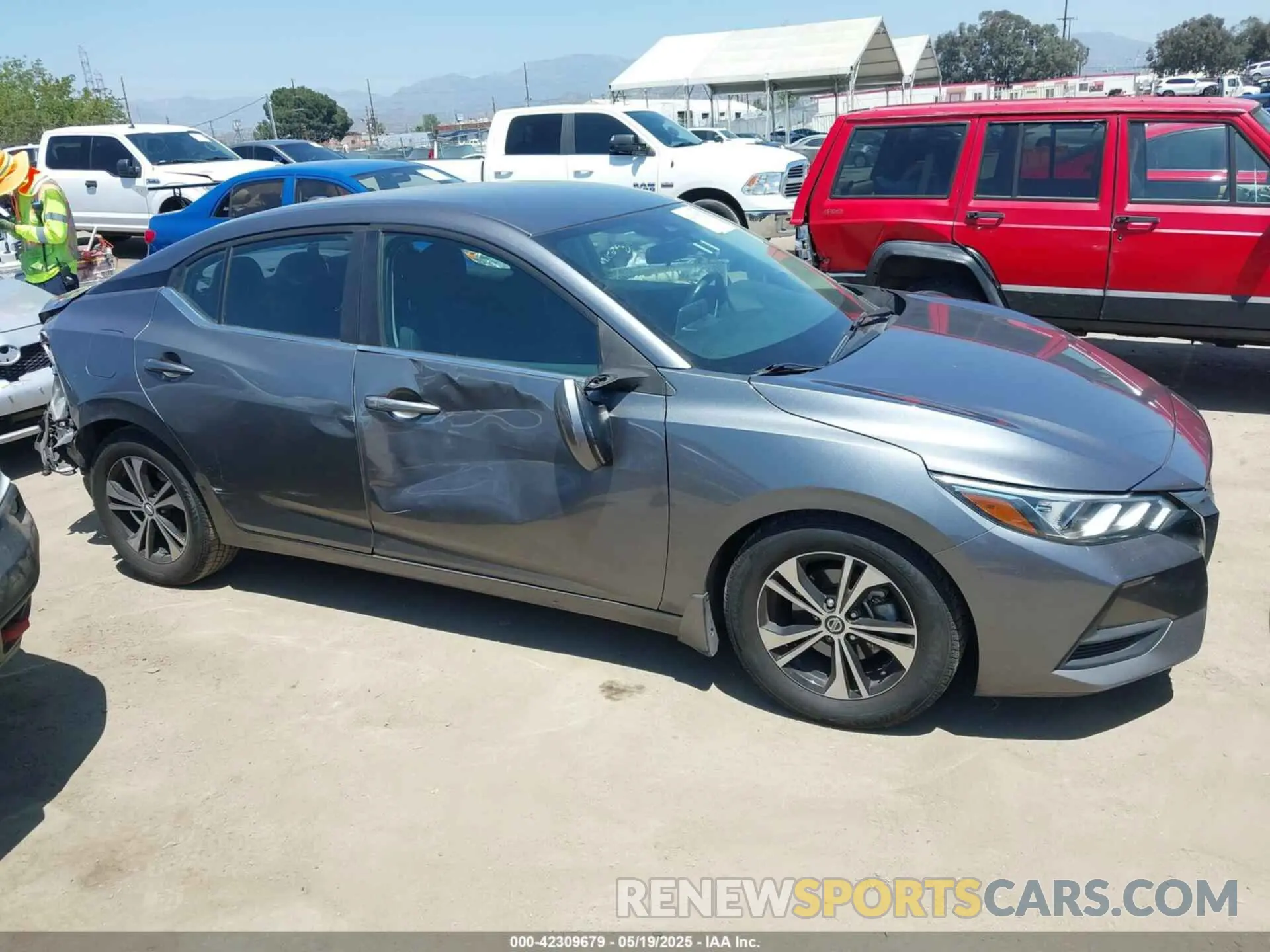 13 Photograph of a damaged car 3N1AB8CV8LY251253 NISSAN SENTRA 2020