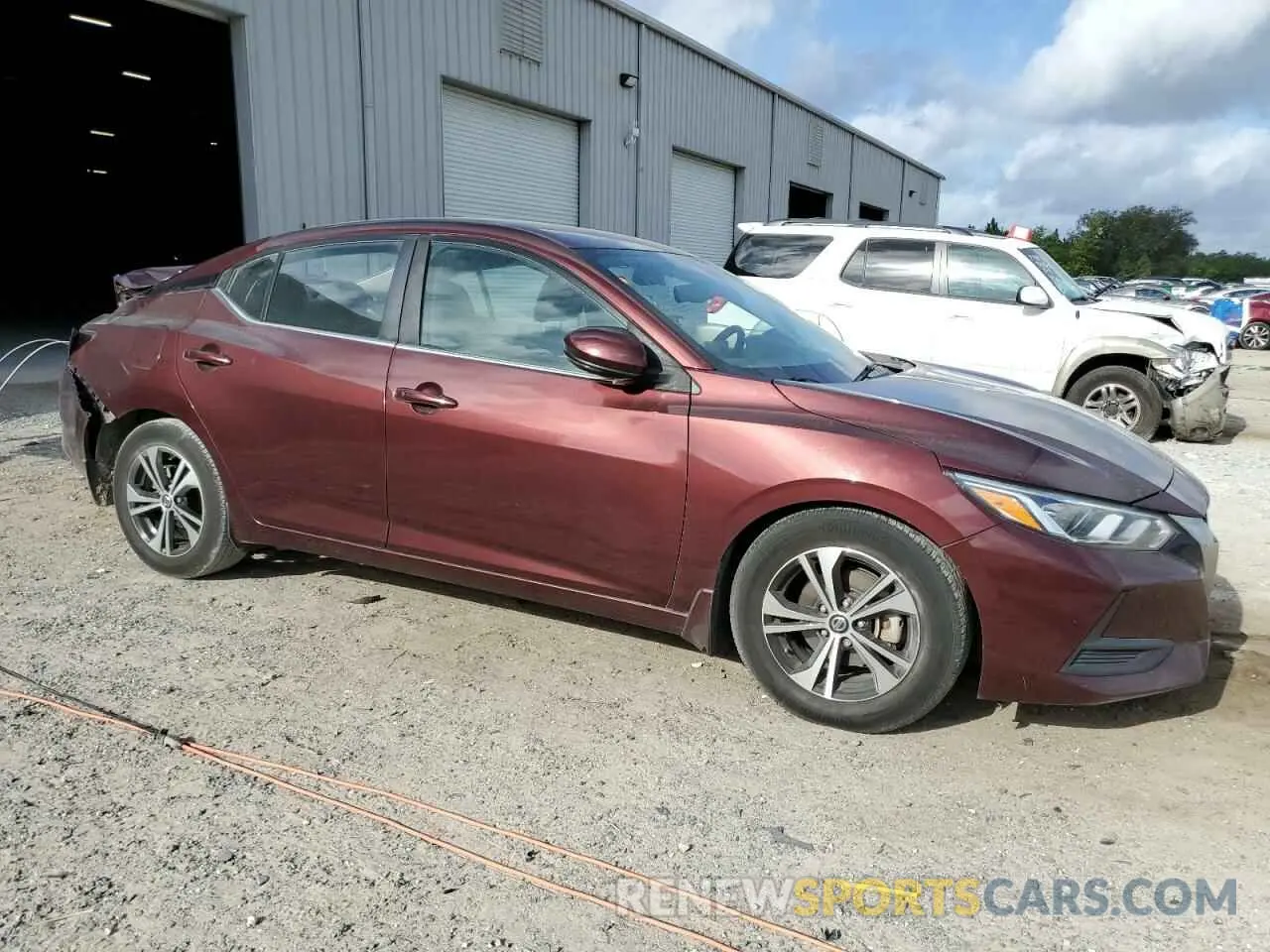 4 Photograph of a damaged car 3N1AB8CV8LY292787 NISSAN SENTRA 2020