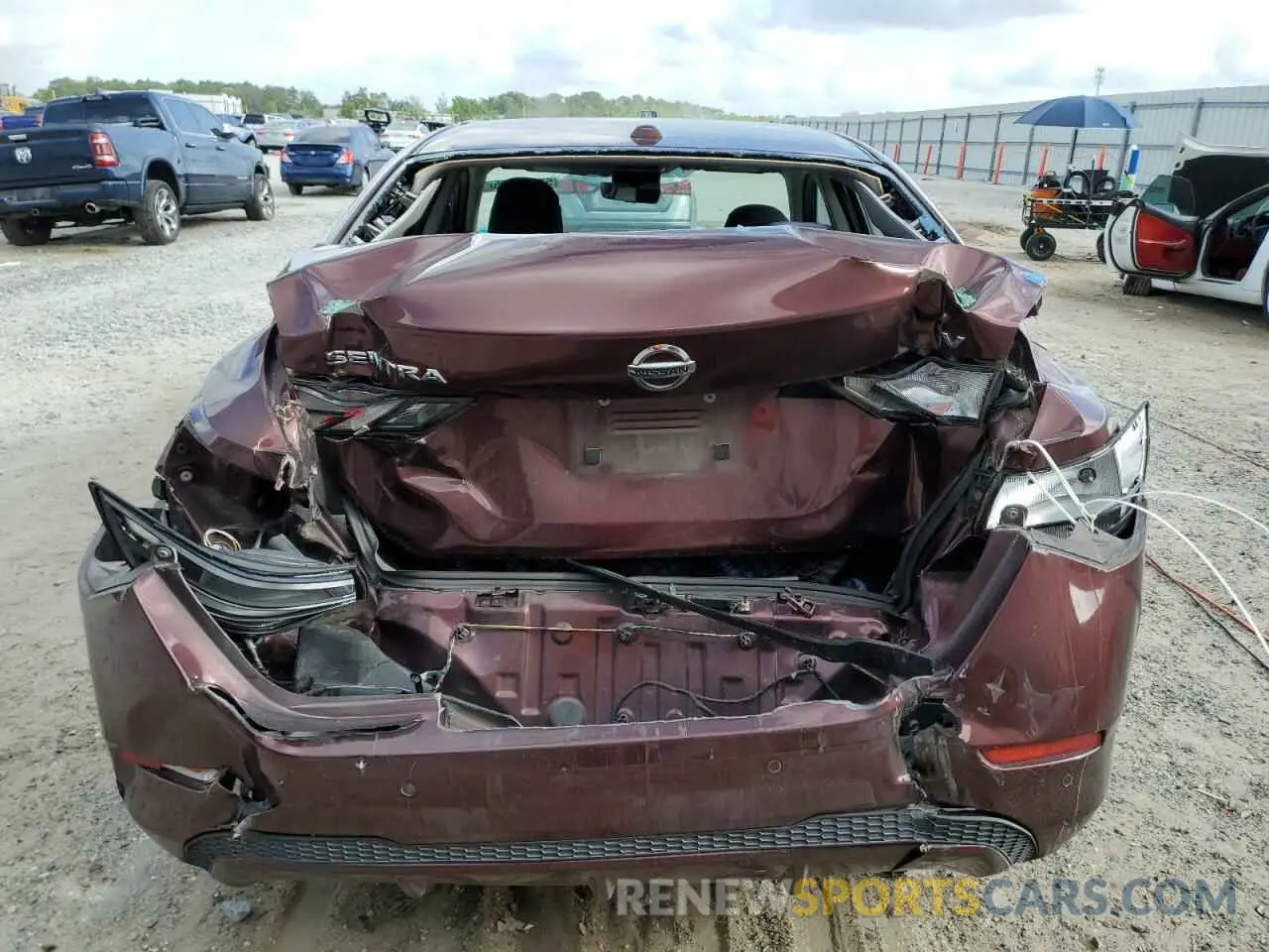 6 Photograph of a damaged car 3N1AB8CV8LY292787 NISSAN SENTRA 2020