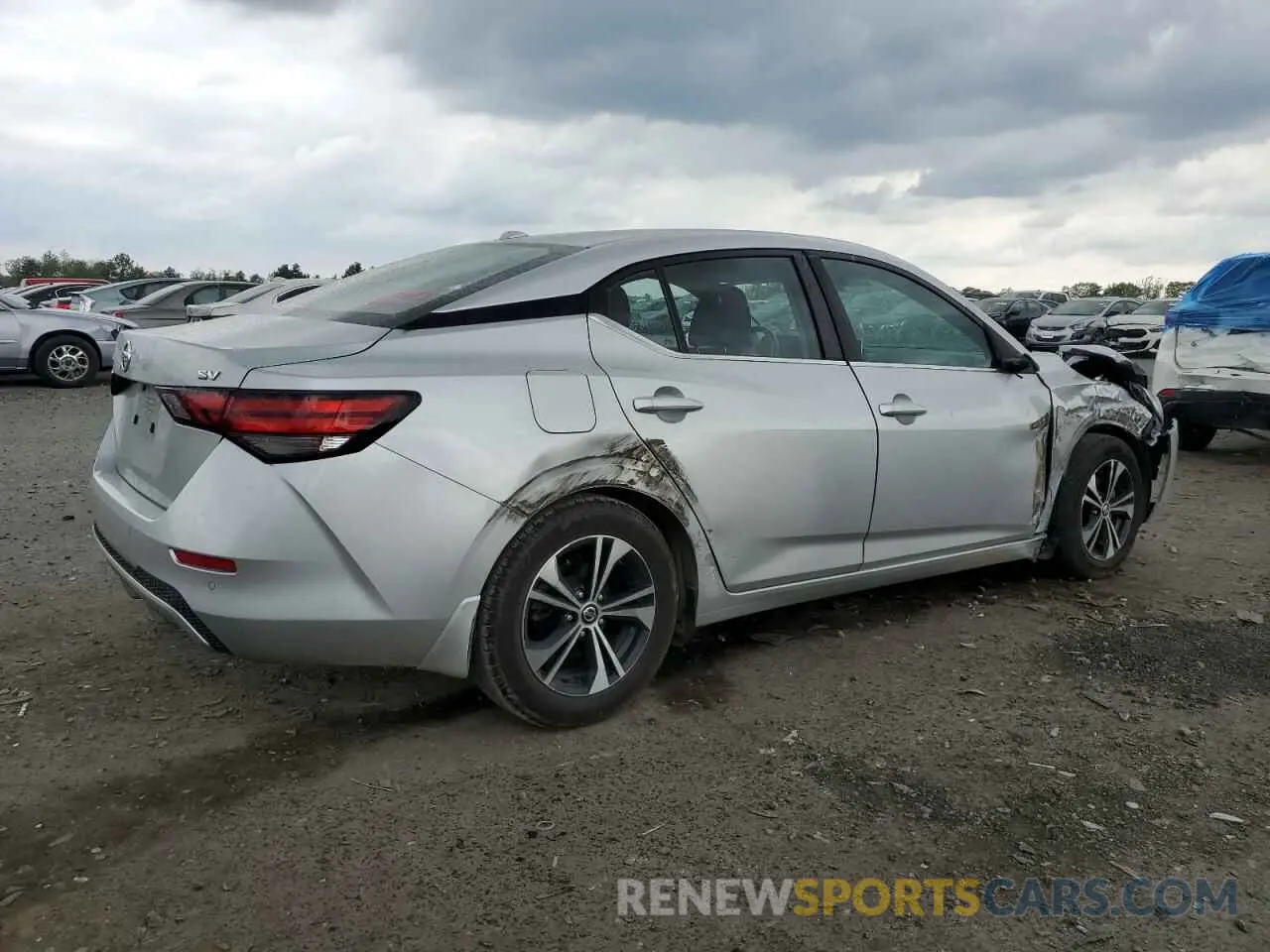 3 Photograph of a damaged car 3N1AB8CV8LY295835 NISSAN SENTRA 2020