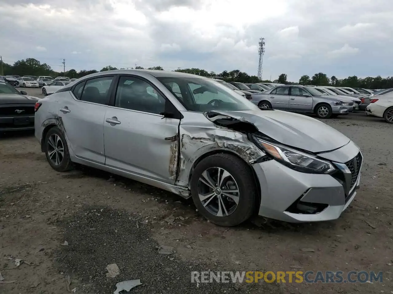 4 Photograph of a damaged car 3N1AB8CV8LY295835 NISSAN SENTRA 2020