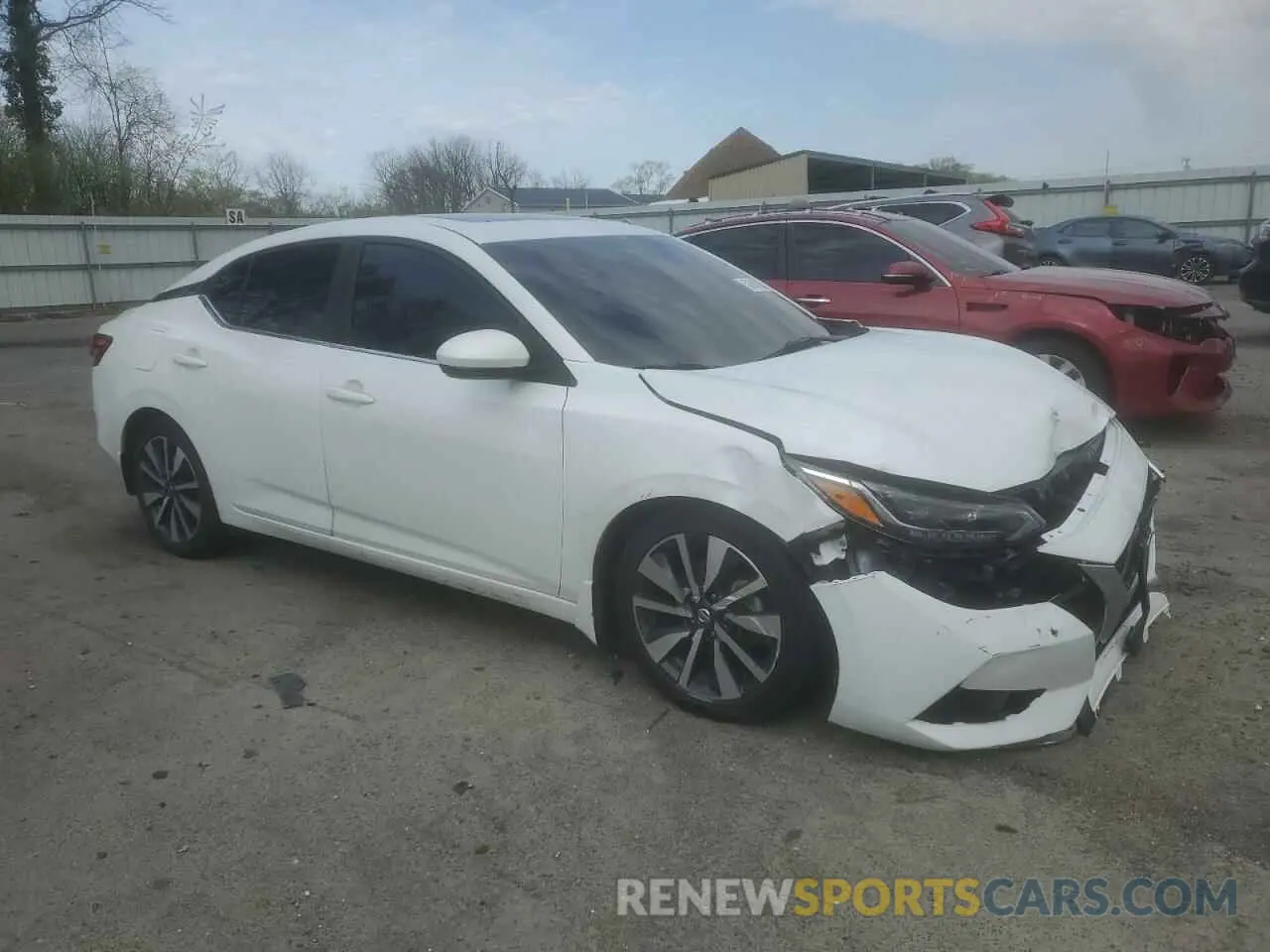 4 Photograph of a damaged car 3N1AB8CV8LY298444 NISSAN SENTRA 2020
