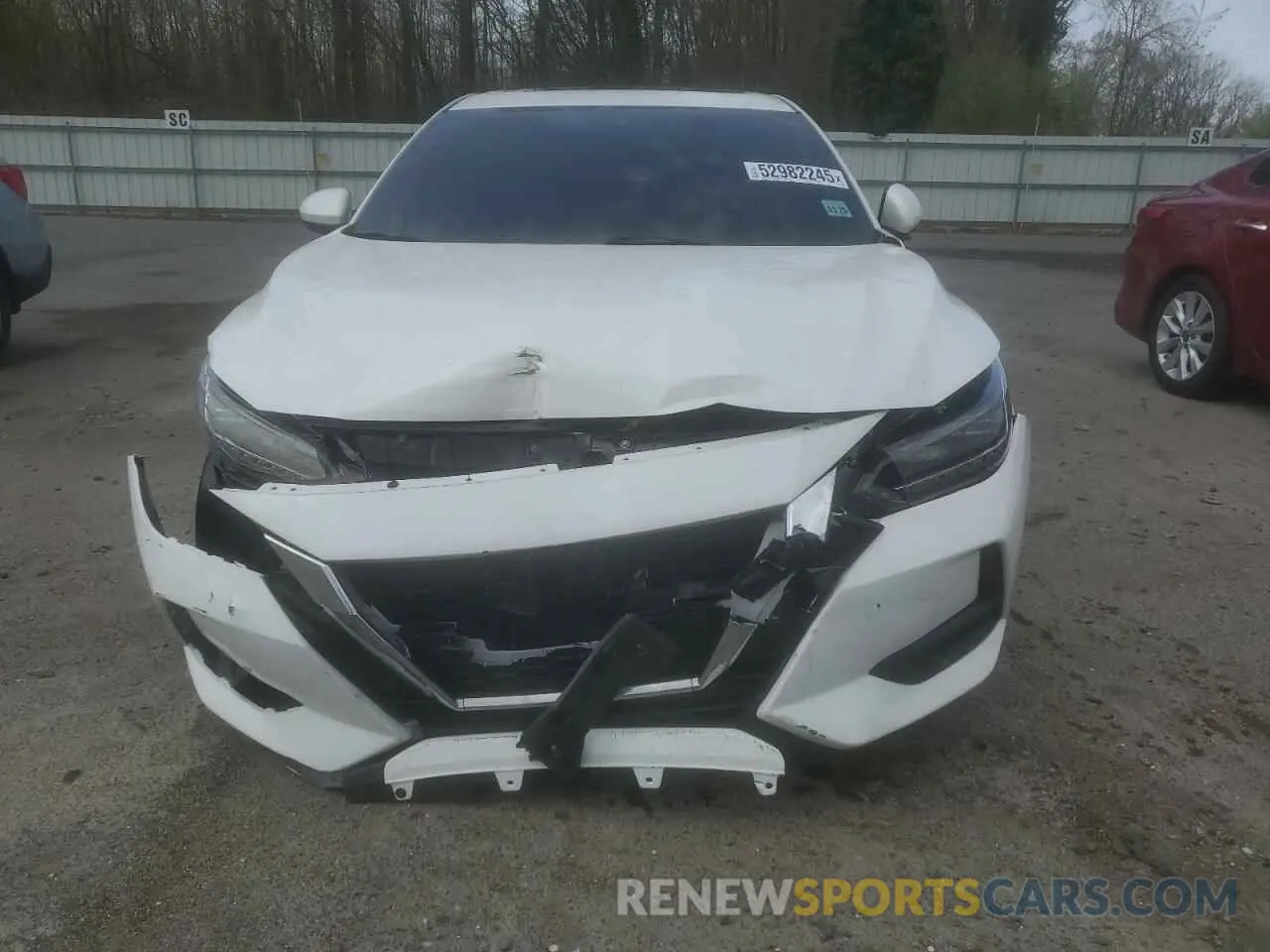 5 Photograph of a damaged car 3N1AB8CV8LY298444 NISSAN SENTRA 2020